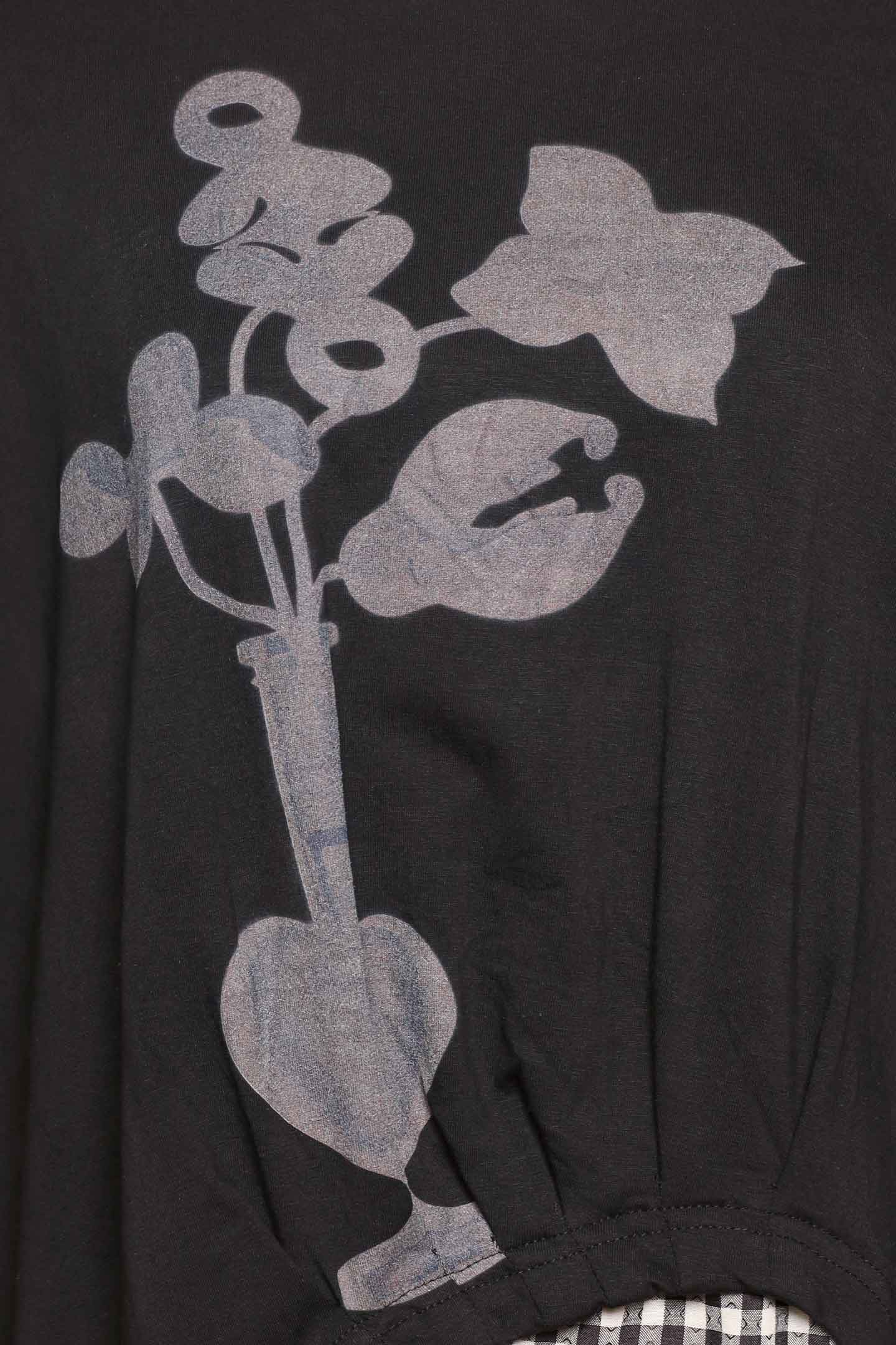 PO - Roslind Floral Checkered Dress