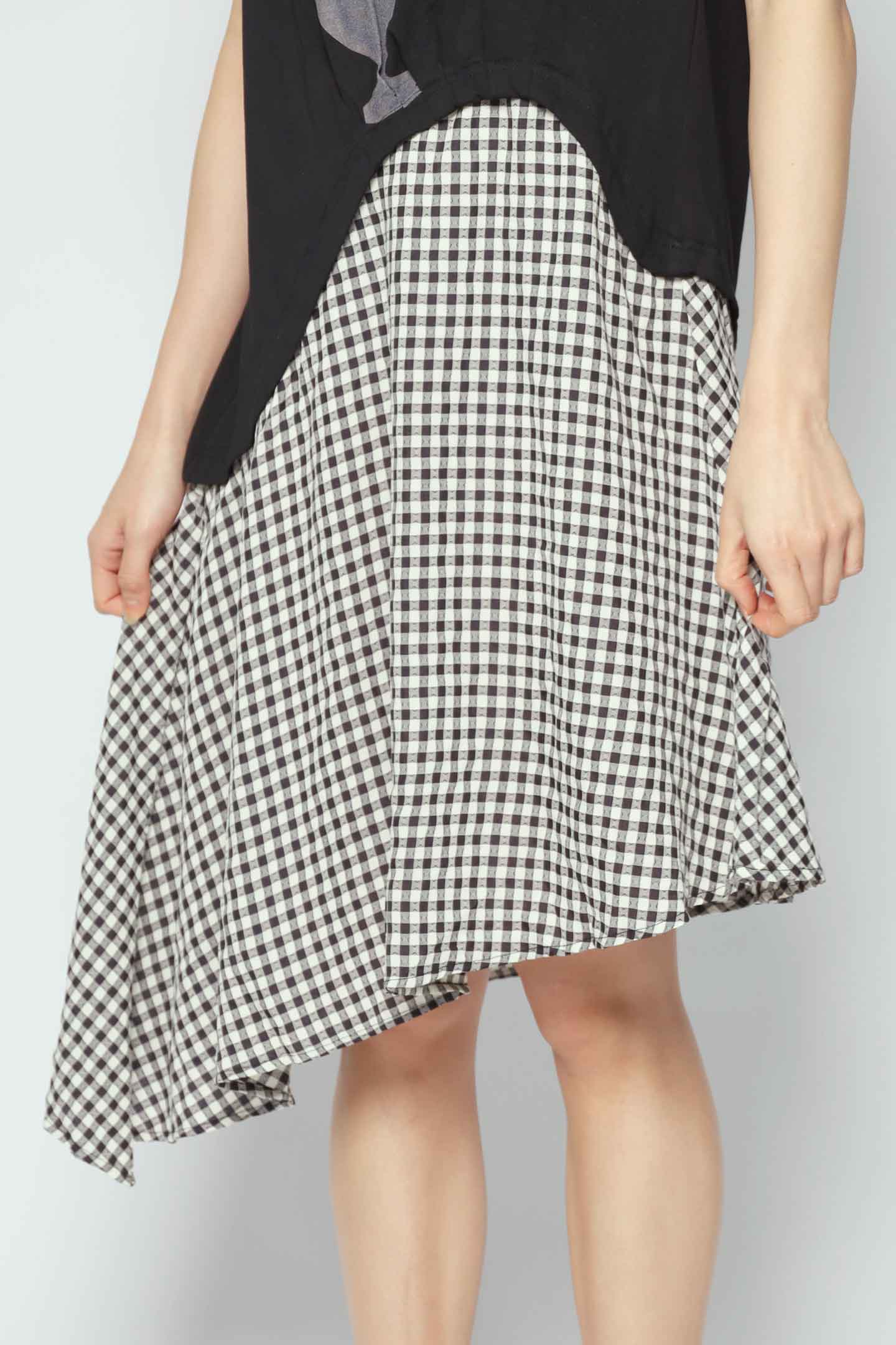 Roslind Floral Checkered Dress
