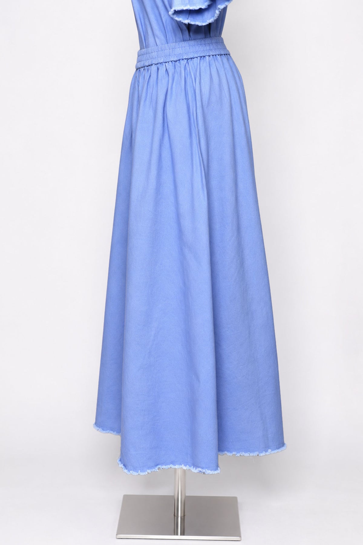 PO - Roux Denim Skirt in Blue