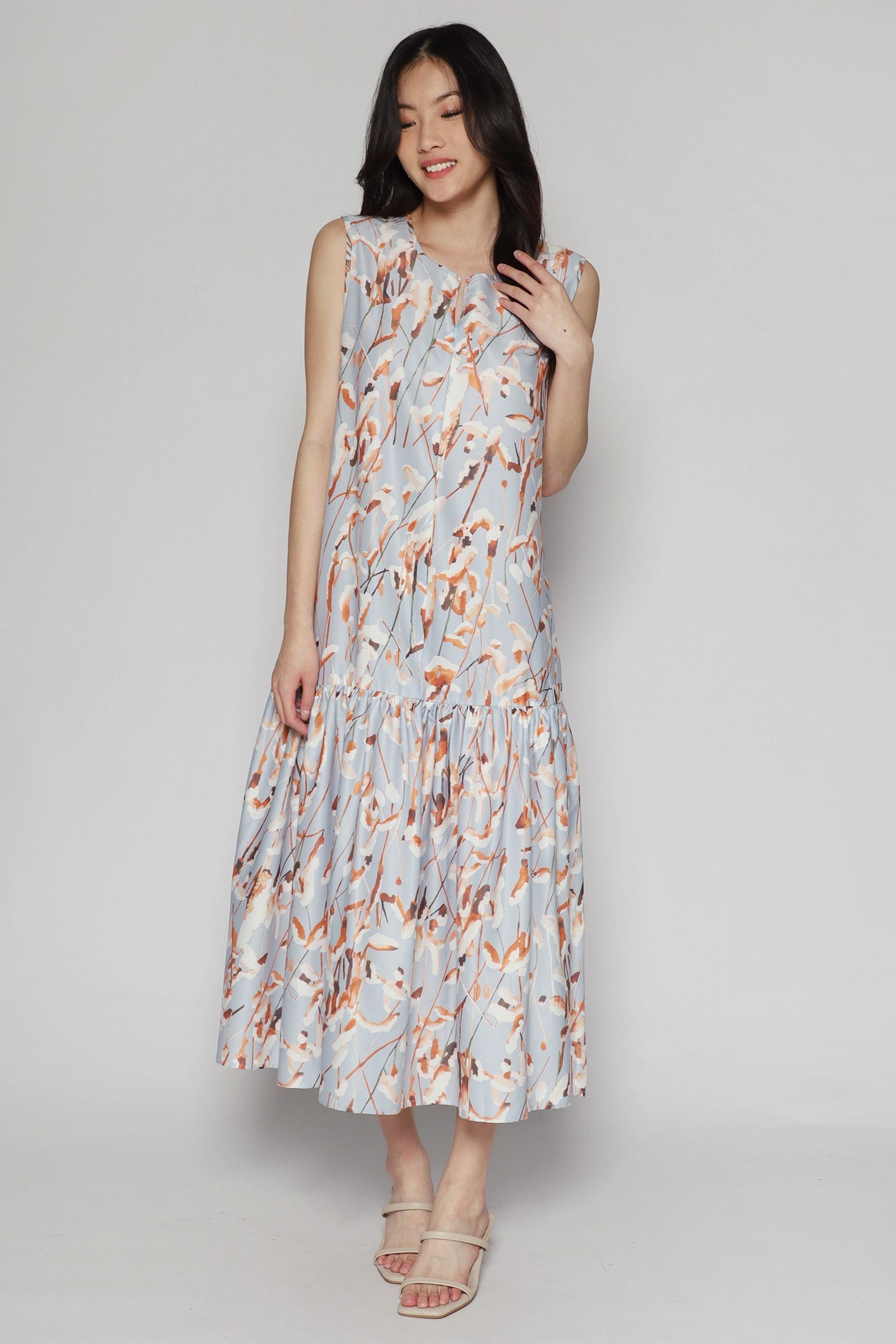 Romy Dress in Sweet Blue Floral