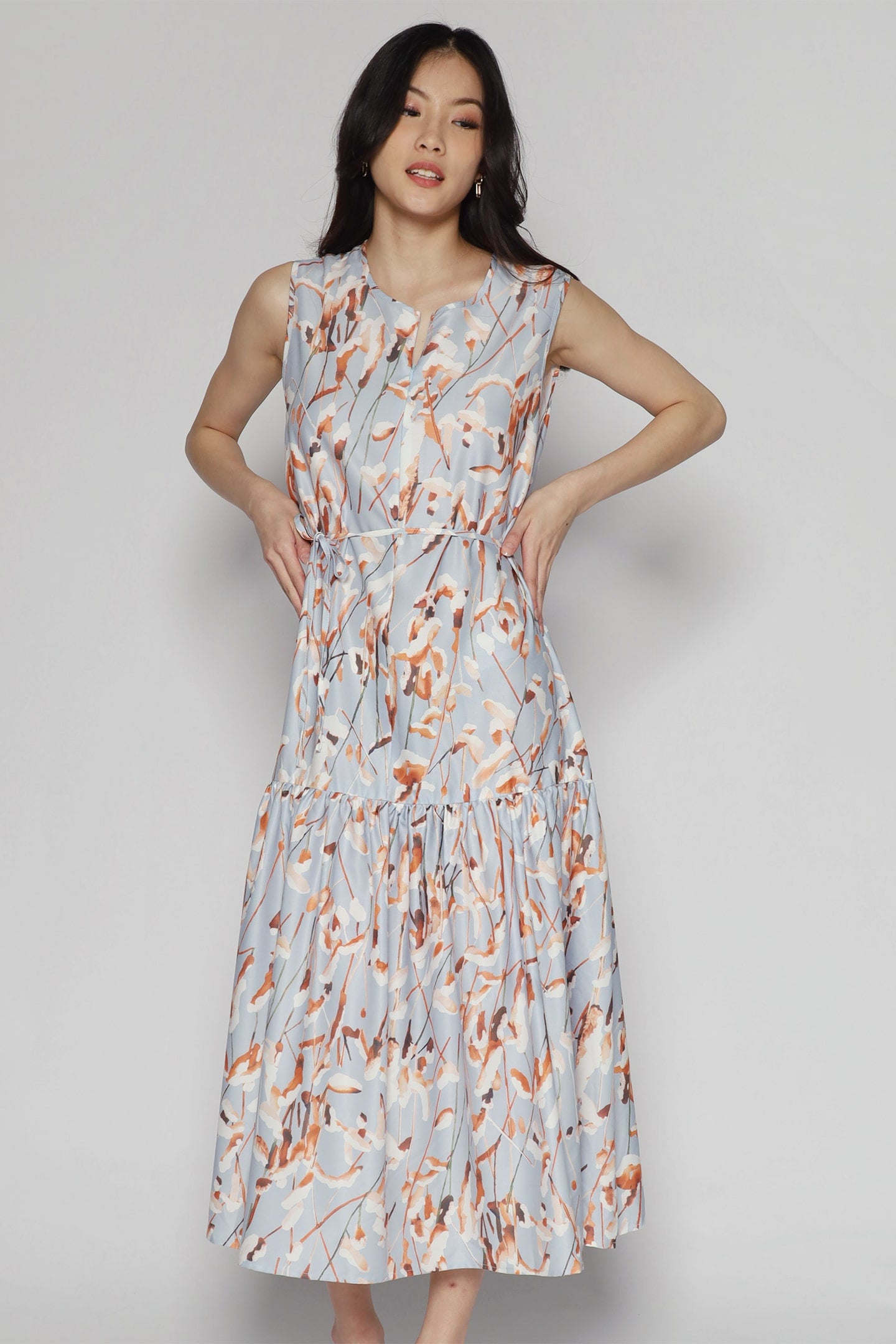 Romy Dress in Sweet Blue Floral