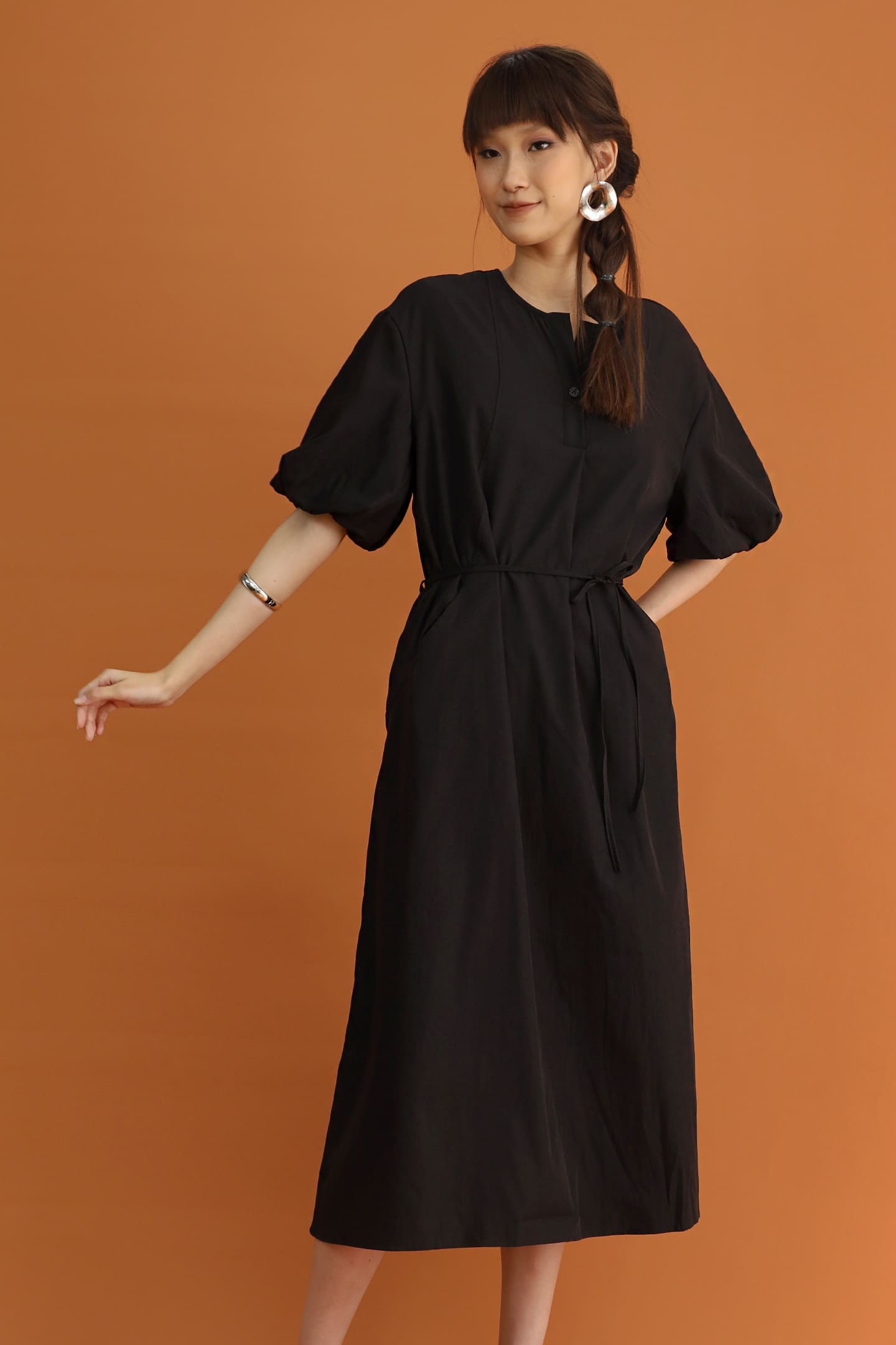CHOSEN - Ruka Dress in Black