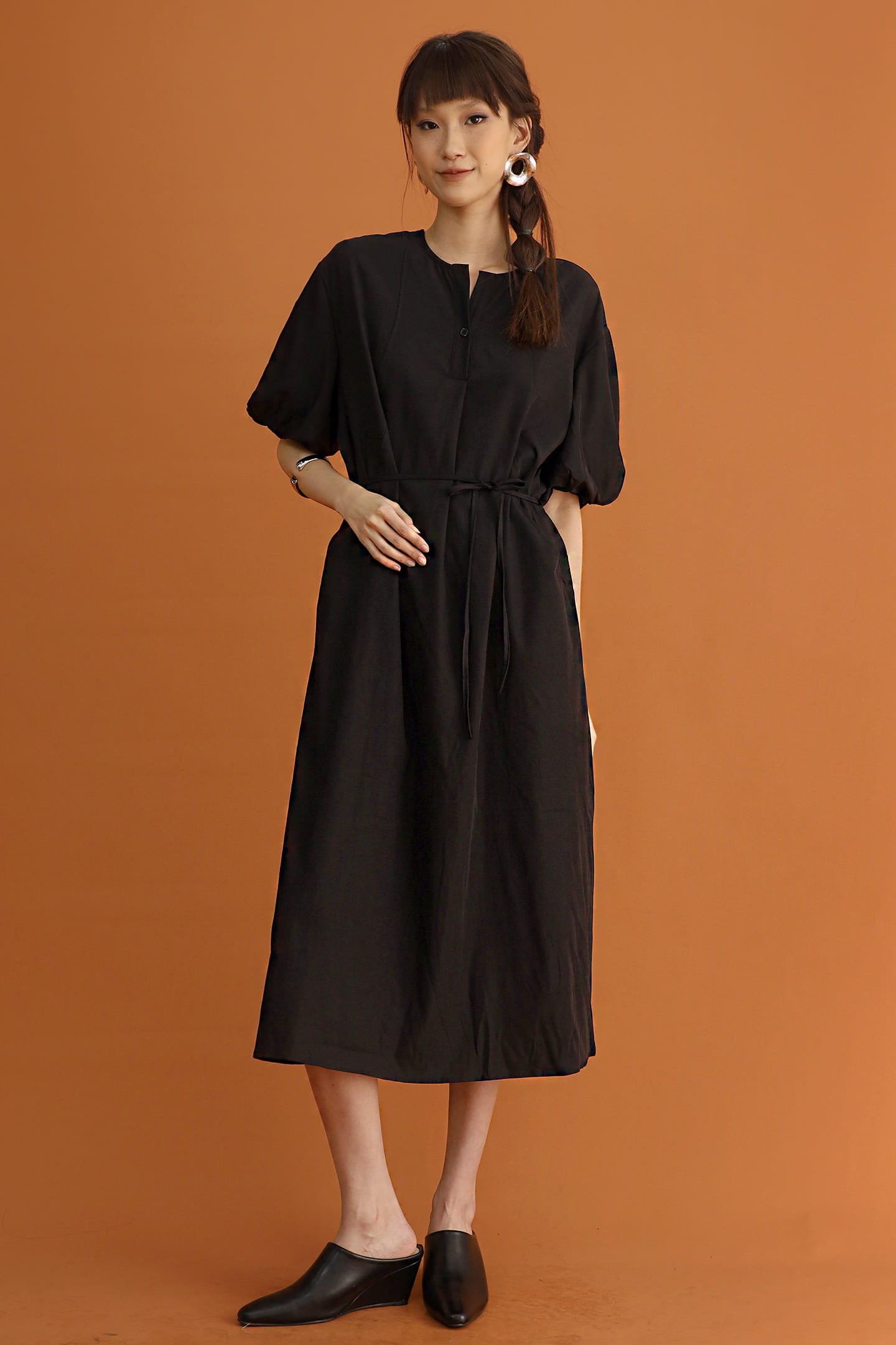 CHOSEN - Ruka Dress in Black