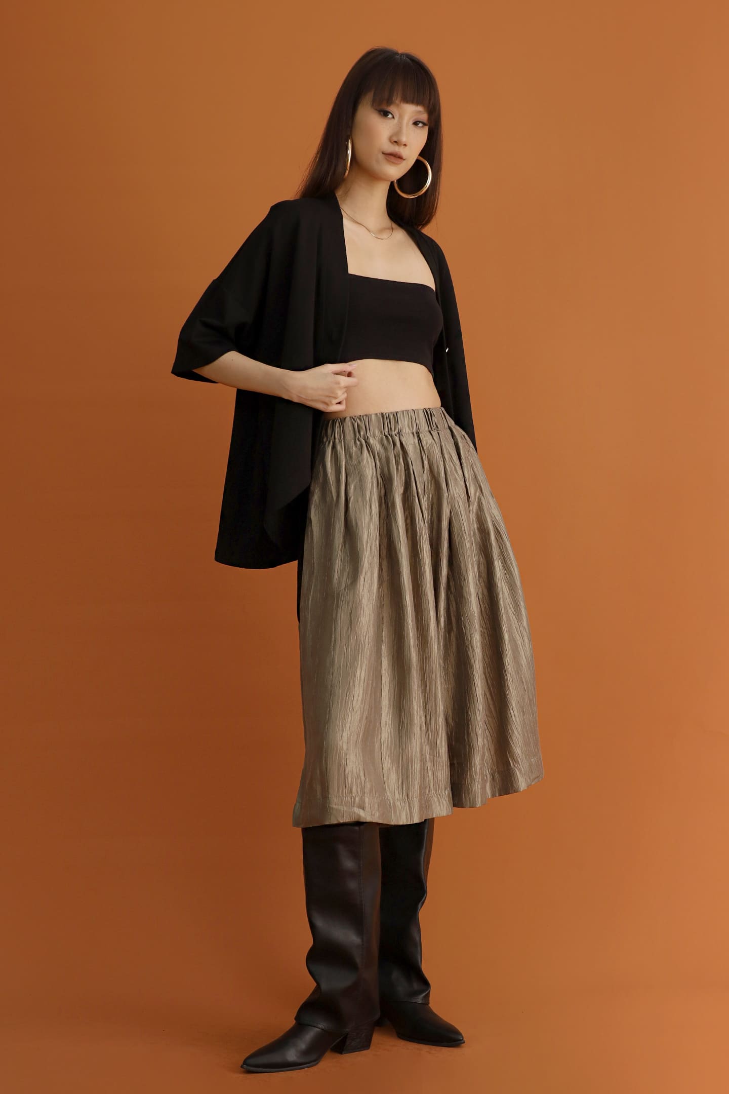 CHOSEN - Ryo Culottes Pants in Gold