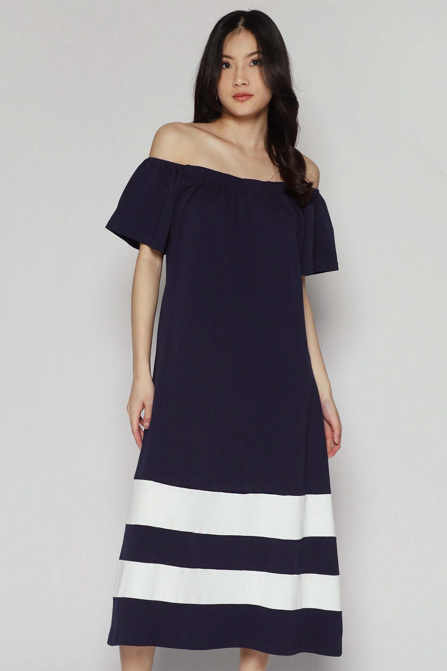 Sammy Midi Dress in Blue