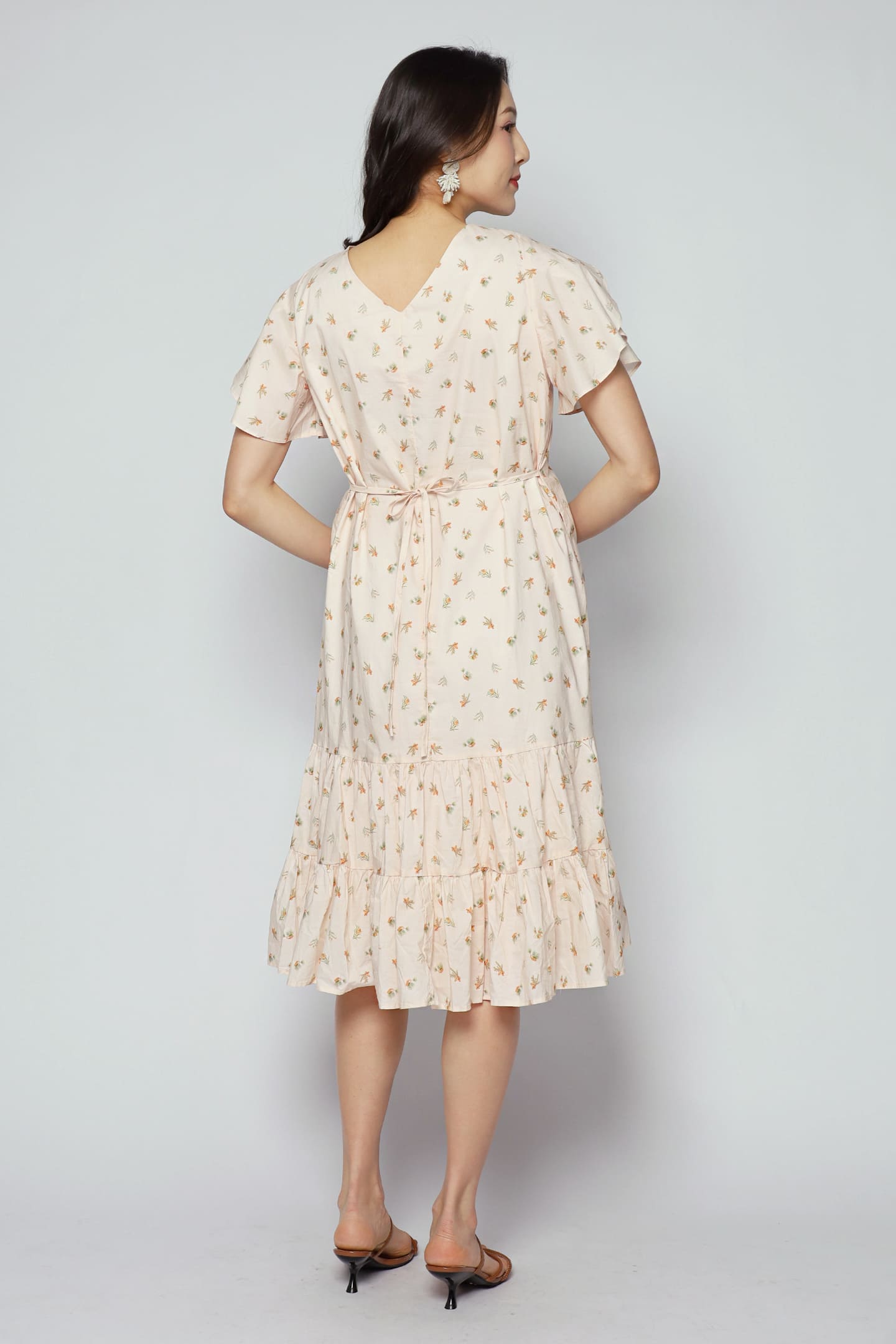 Santorini Dress in Gold Harvest