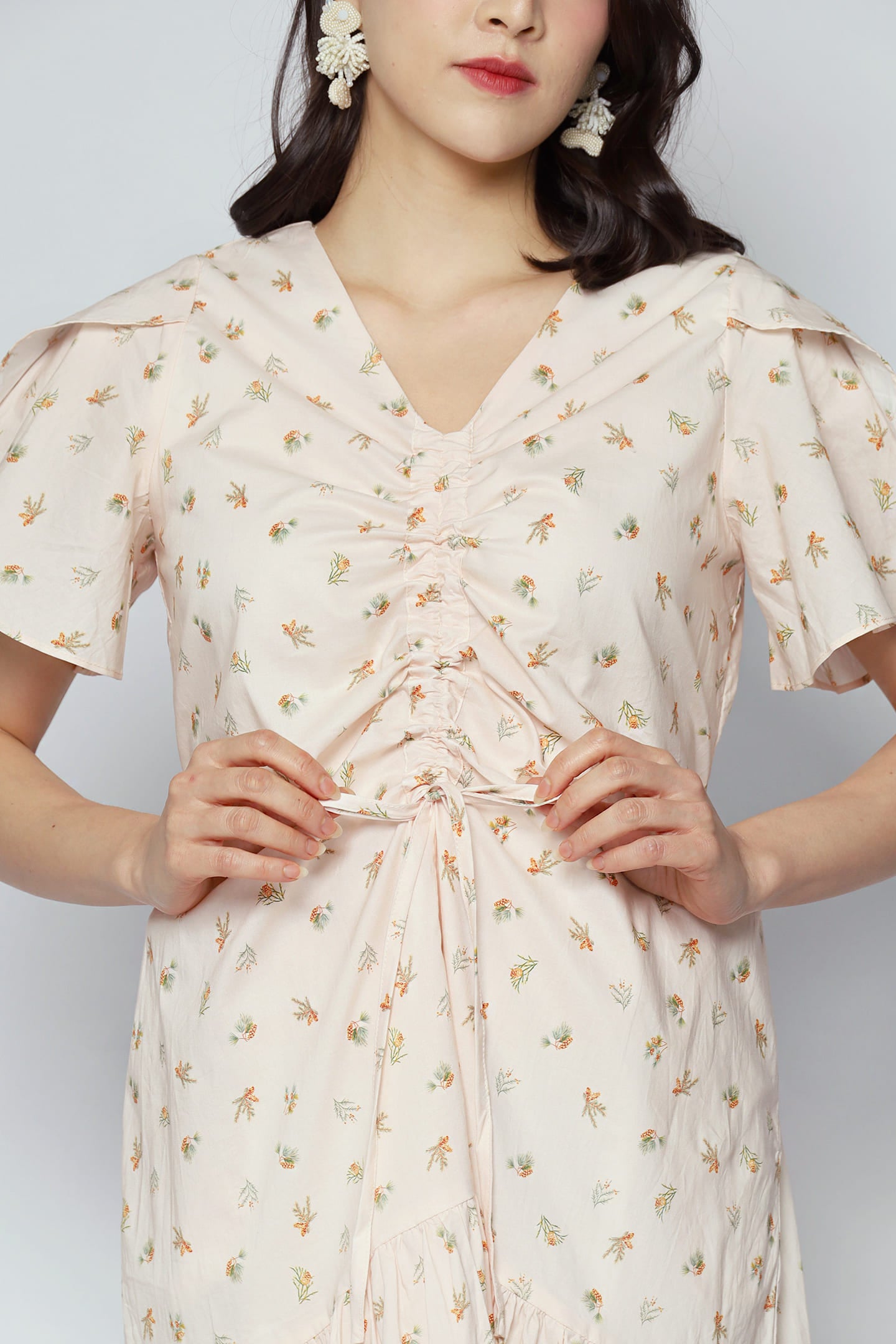 Santorini Dress in Gold Harvest