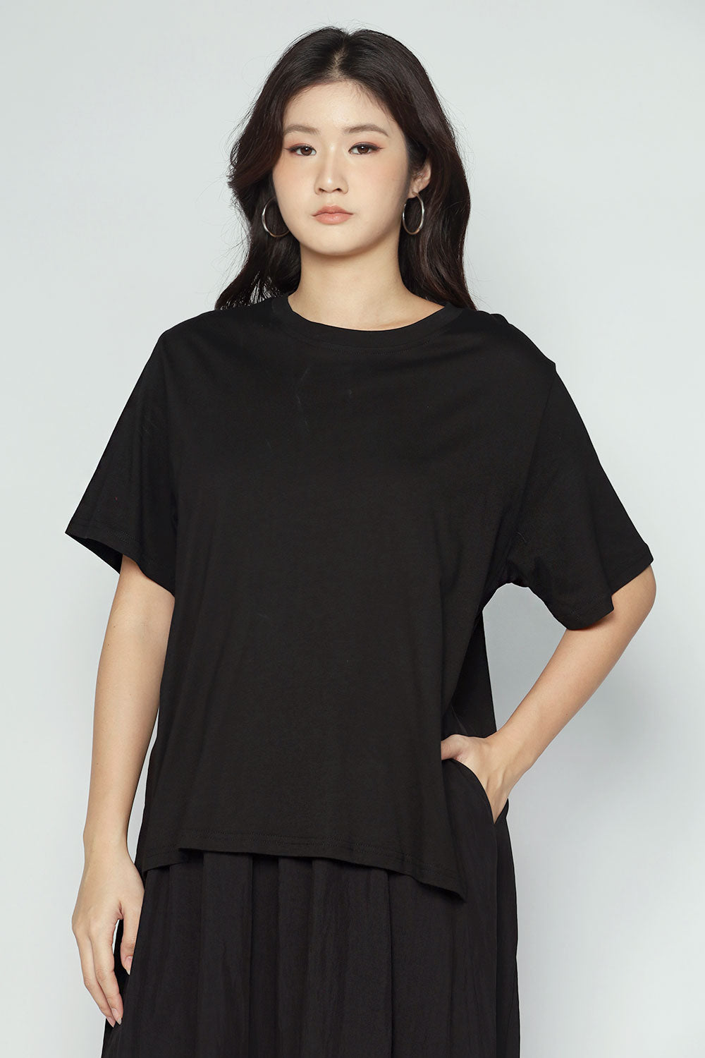Savrina Midi Dress in Black