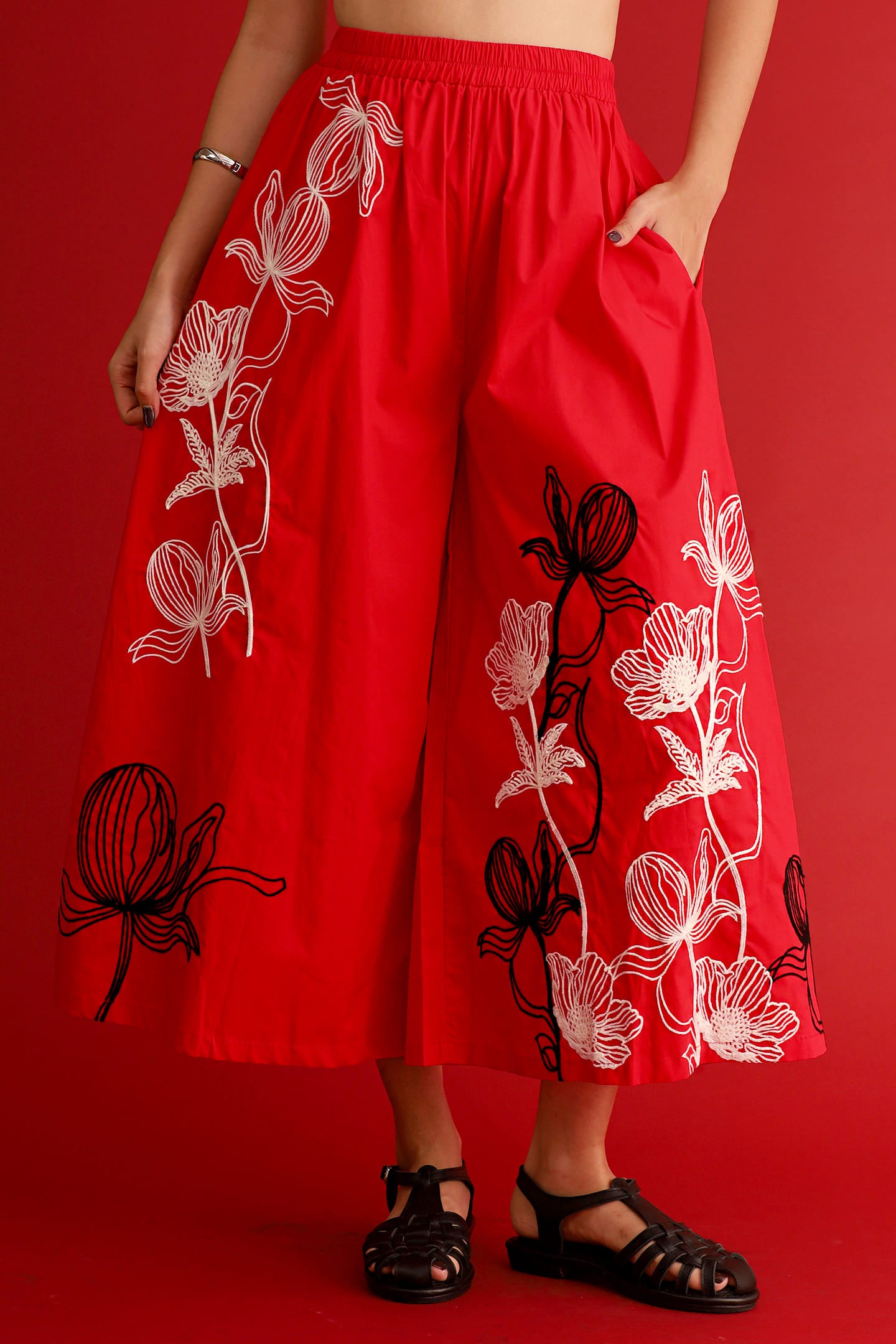 CHOSEN - Scarlet Signature Embroidered Pants