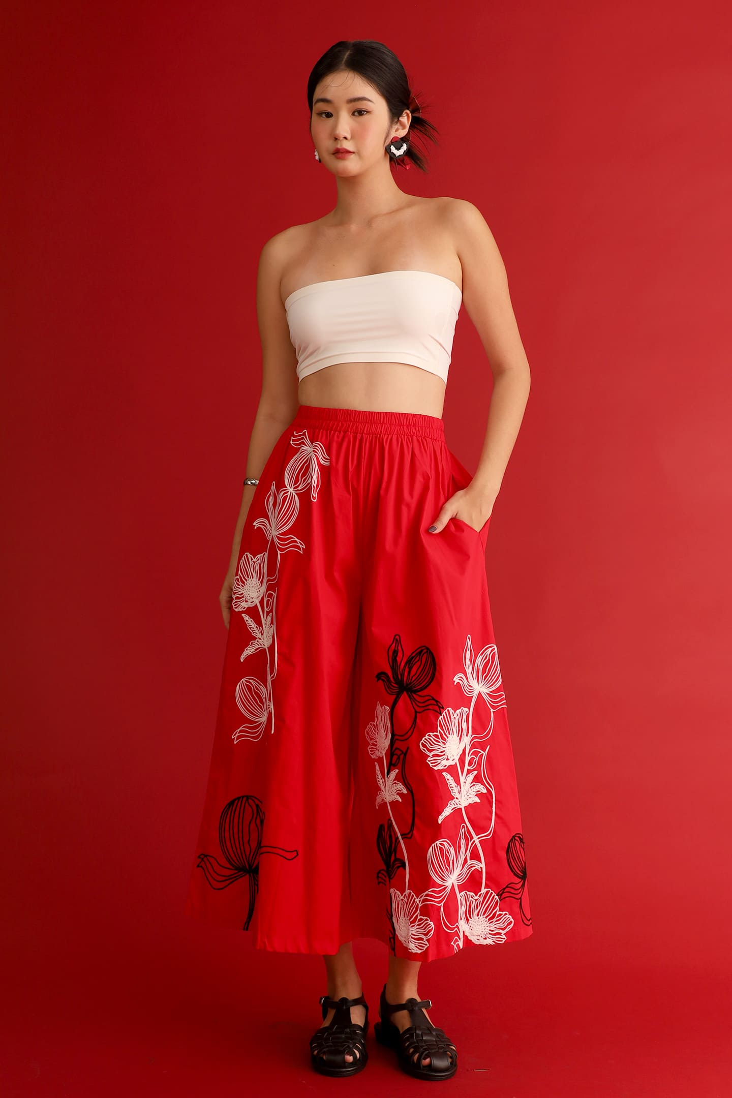 CHOSEN - Scarlet Signature Embroidered Pants