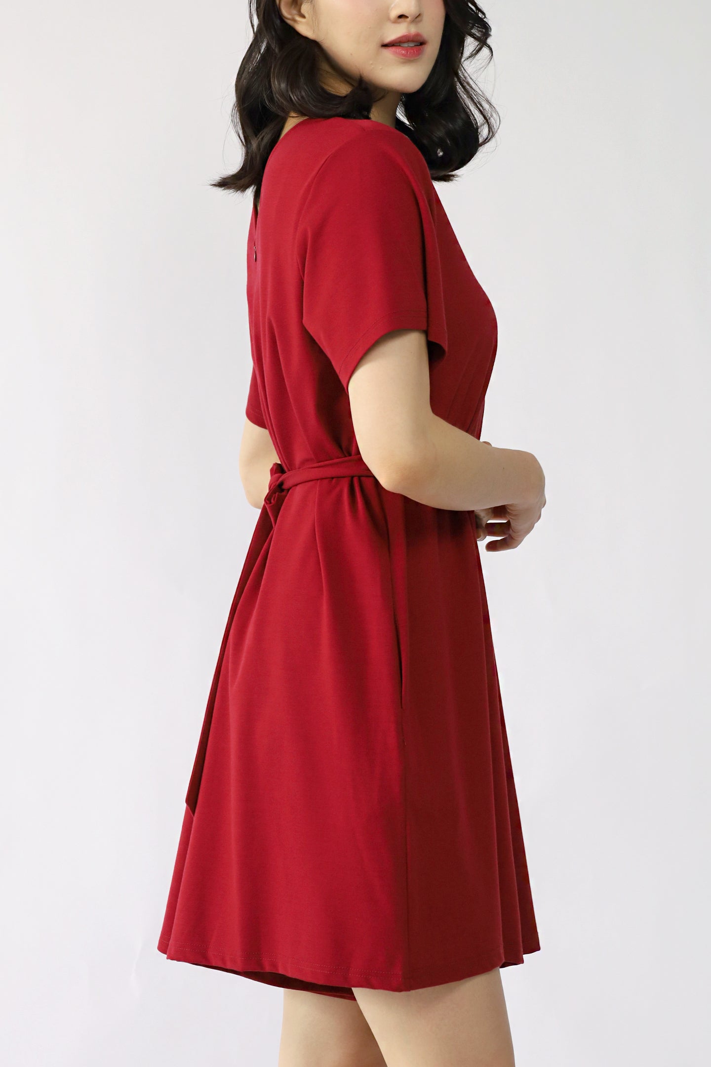 TENCEL - Second Skin Playsuit in Red