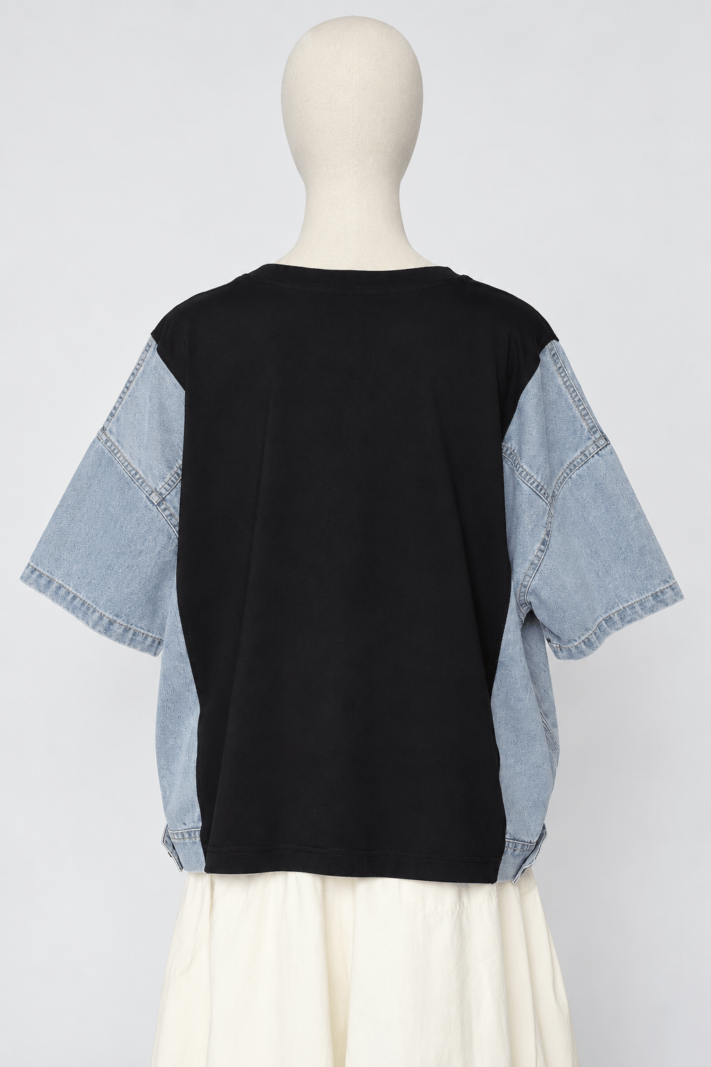 PO - Selena Top in Black Denim