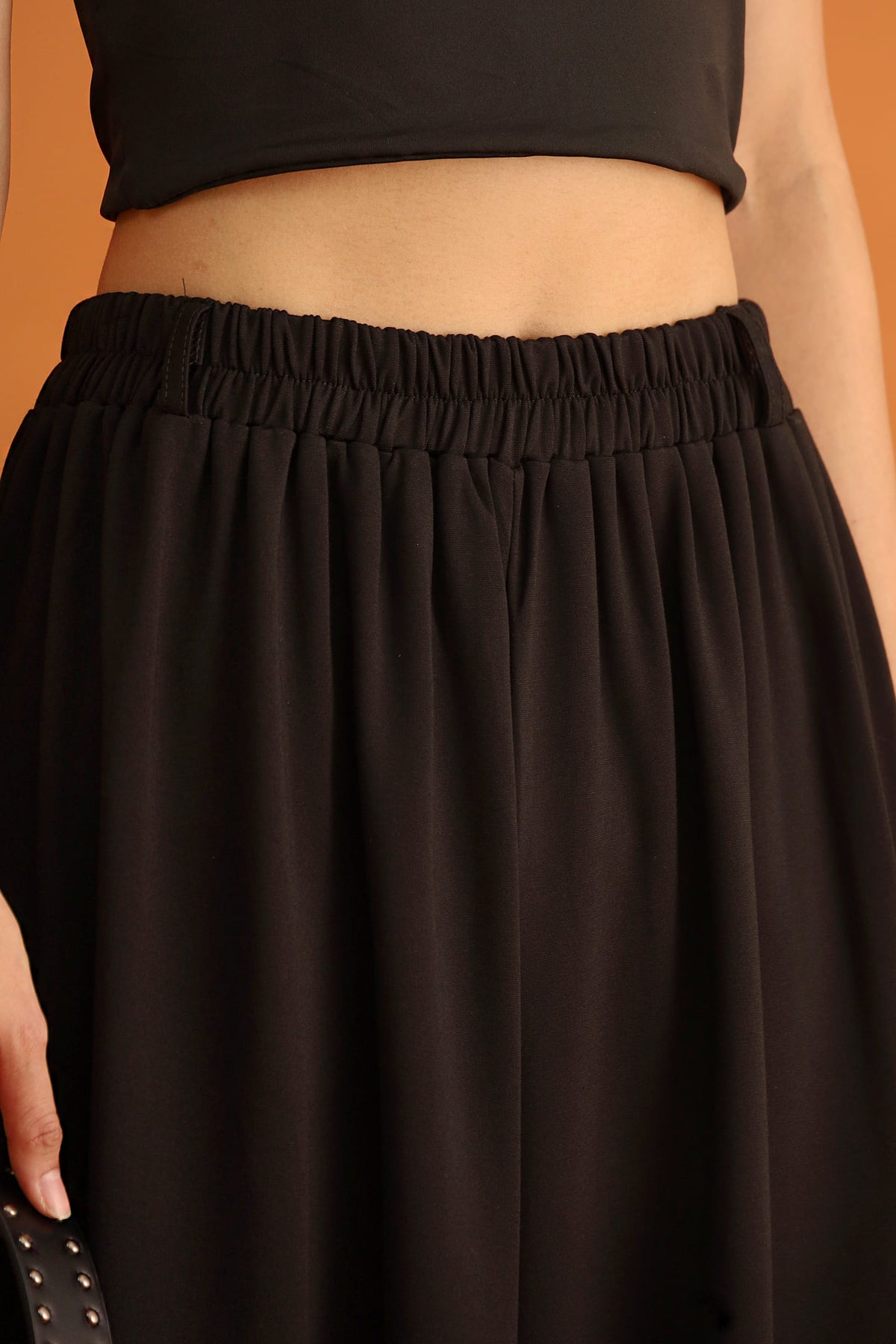 CHOSEN - Shin Pants with Studded Belt
