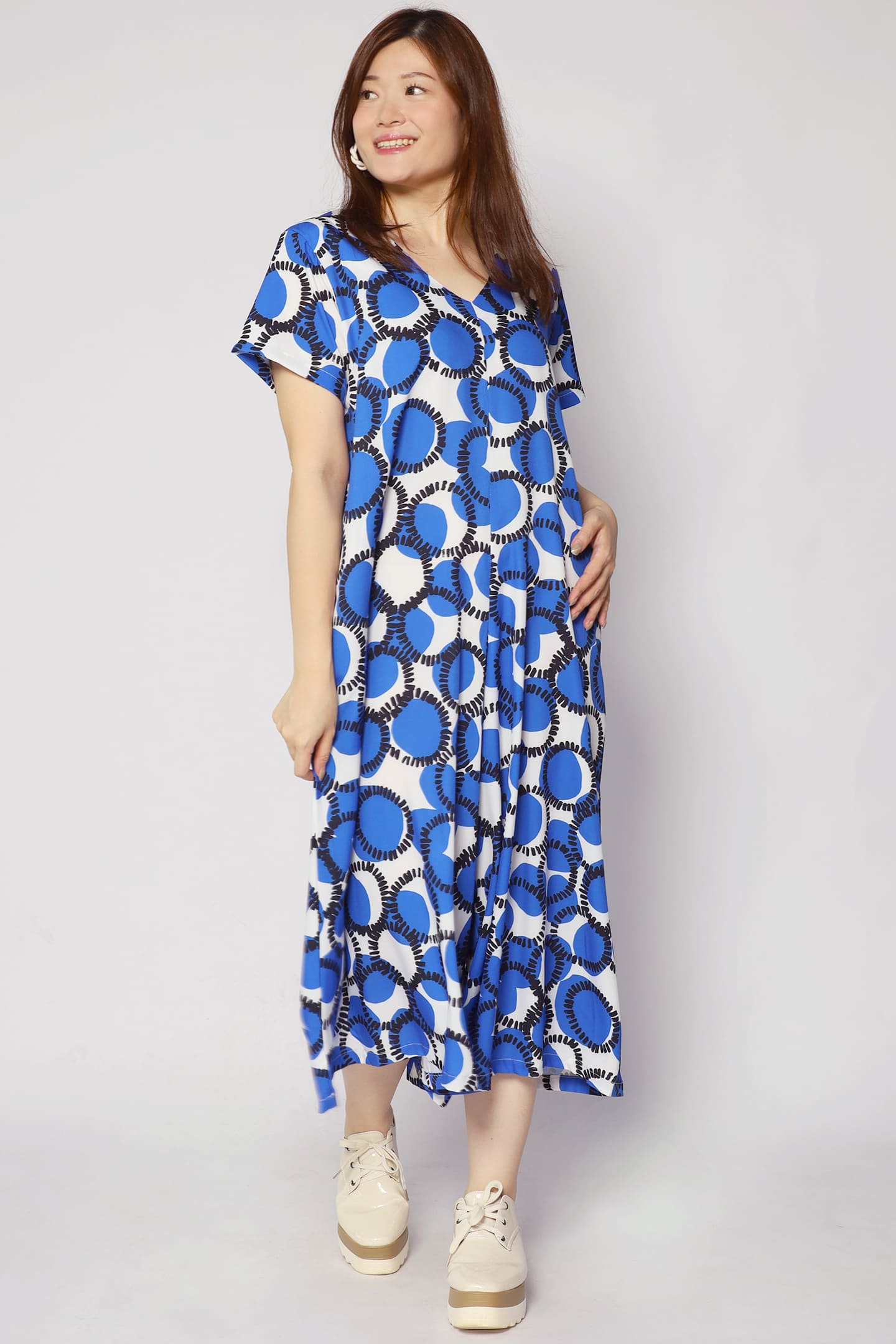 Shirokuro Jumpsuit in Blue Maru