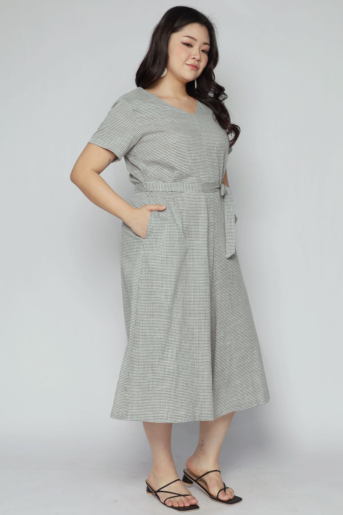 Shirokuro Jumpsuit in Classic Gingham