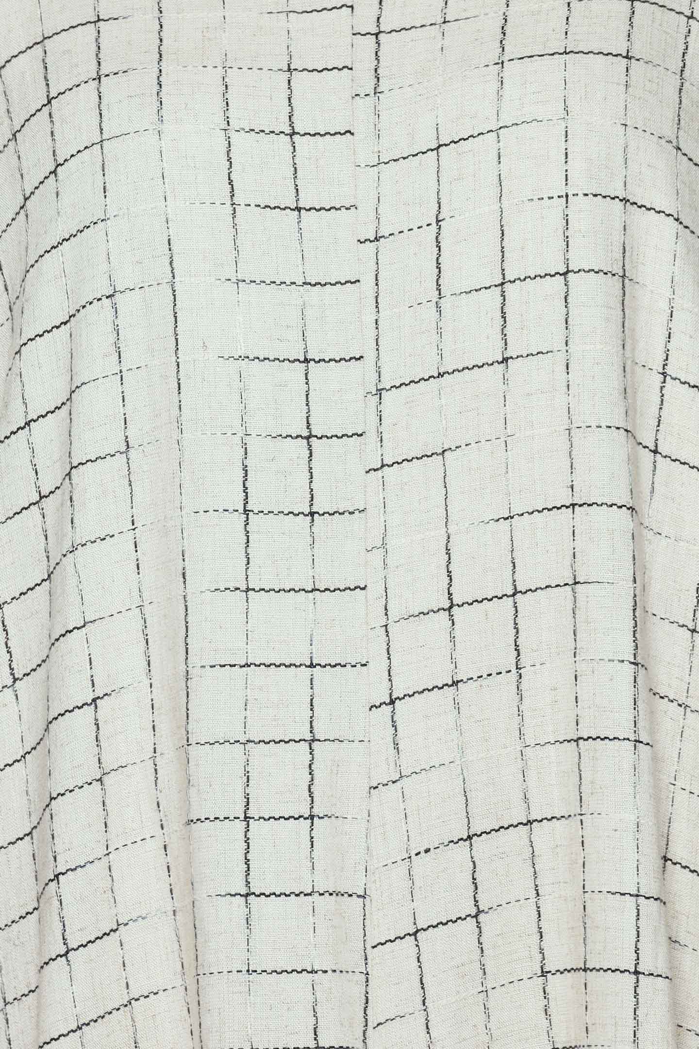 Shirokuro Jumpsuit in Linen Check