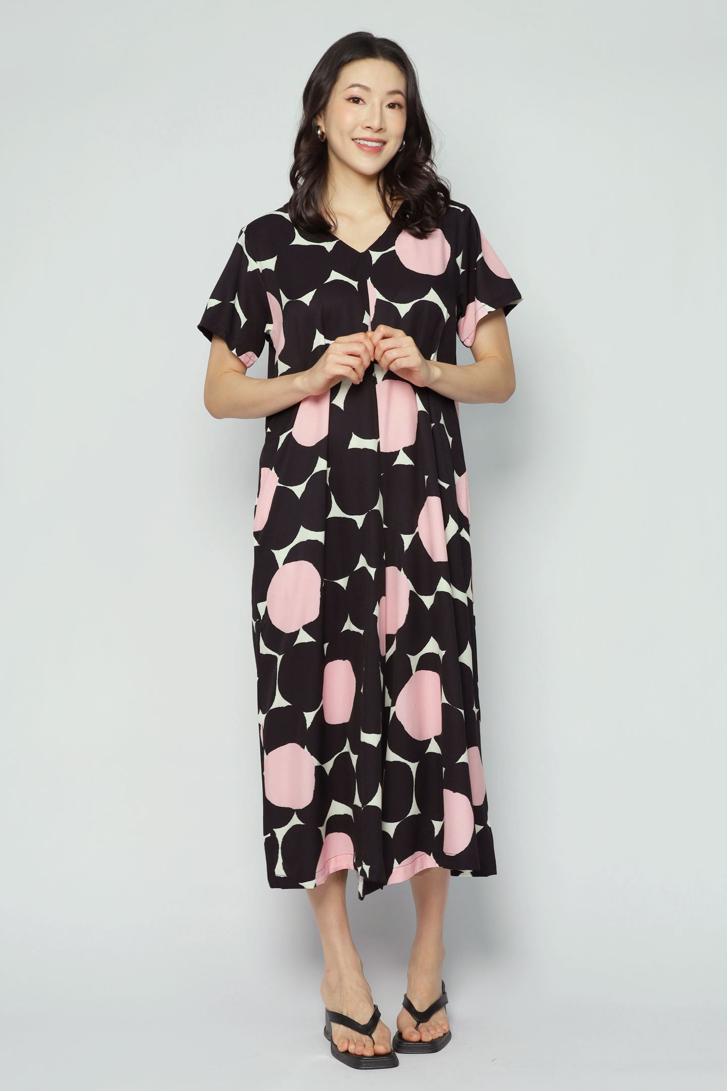 Backorders Shirokuro Jumpsuit in Pink Clementine