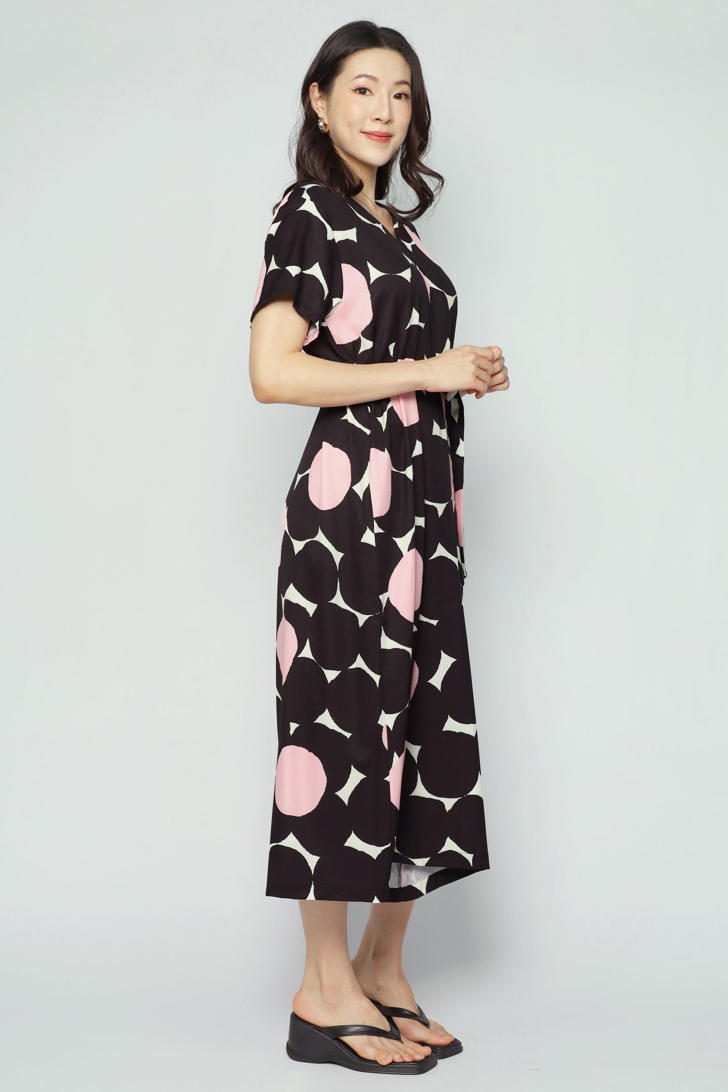 Backorders Shirokuro Jumpsuit in Pink Clementine