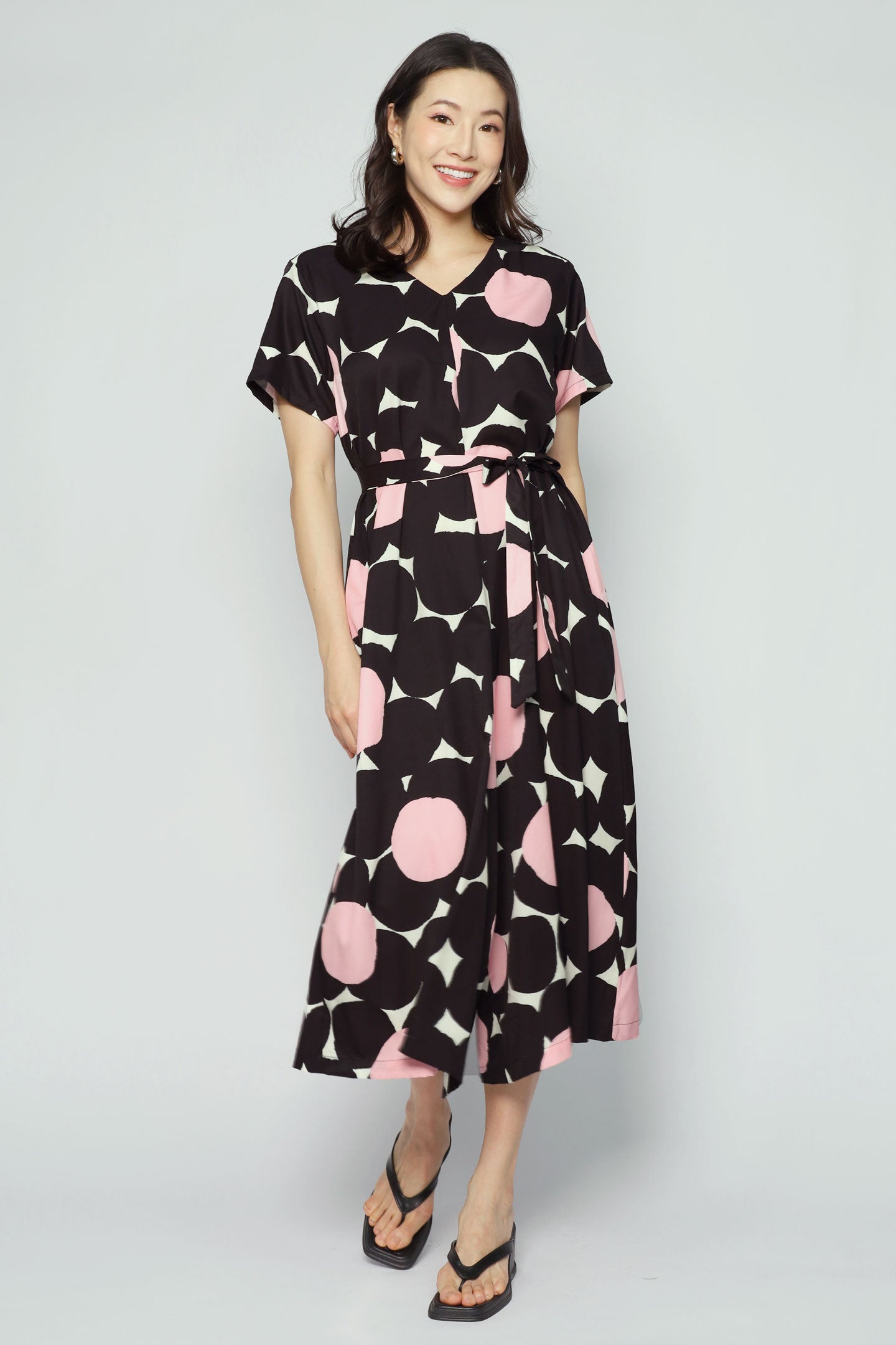 Backorders Shirokuro Jumpsuit in Pink Clementine