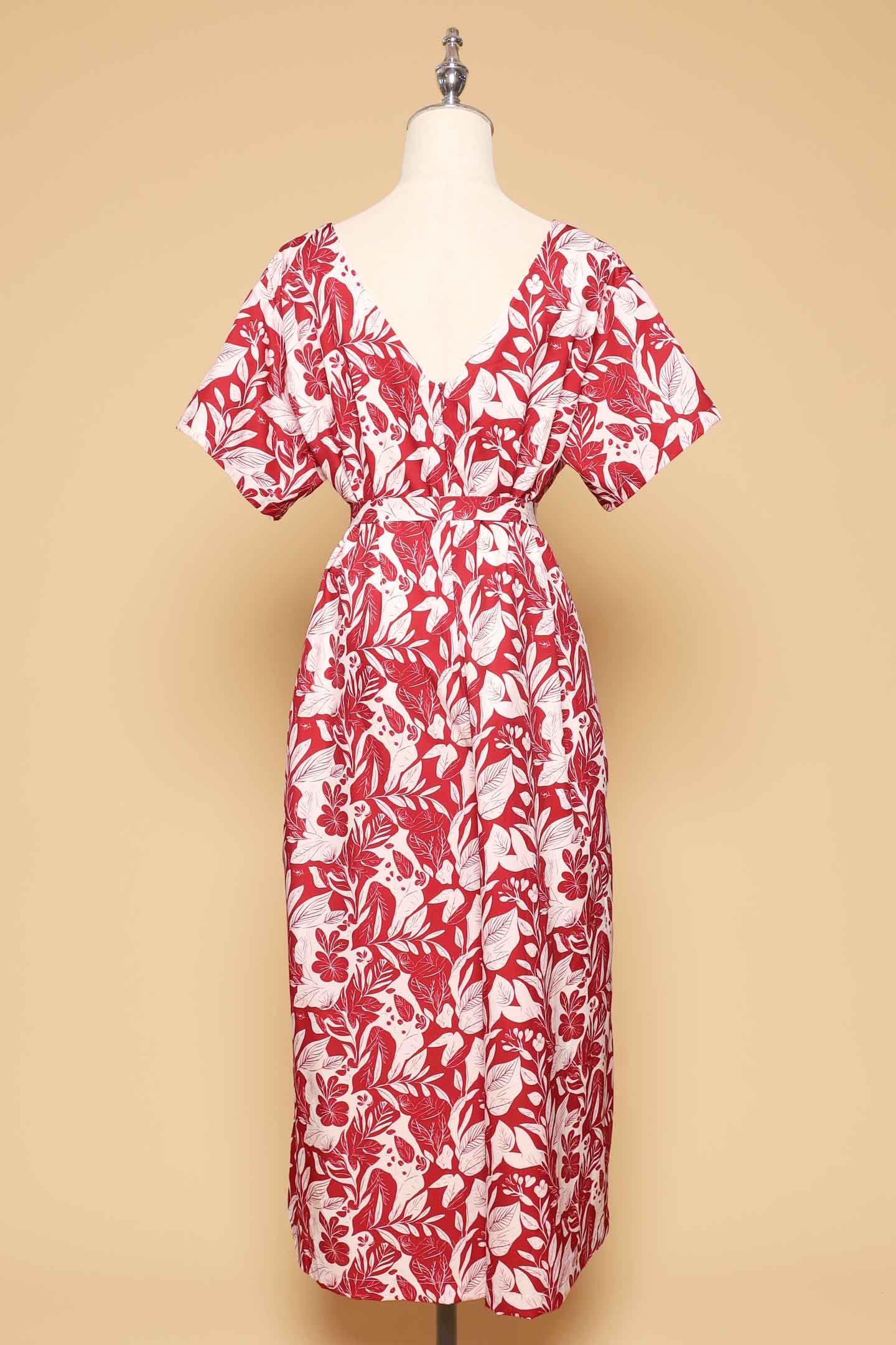 PO - Shirokuro Jumpsuit in Red Opulance