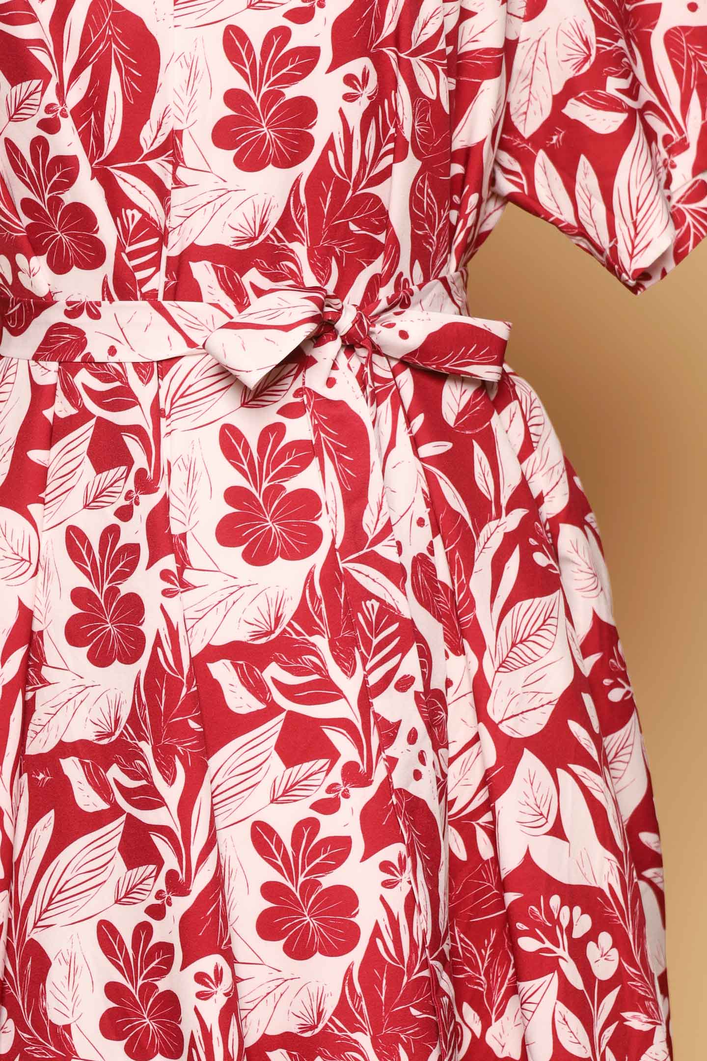 PO - Shirokuro Jumpsuit in Red Opulance