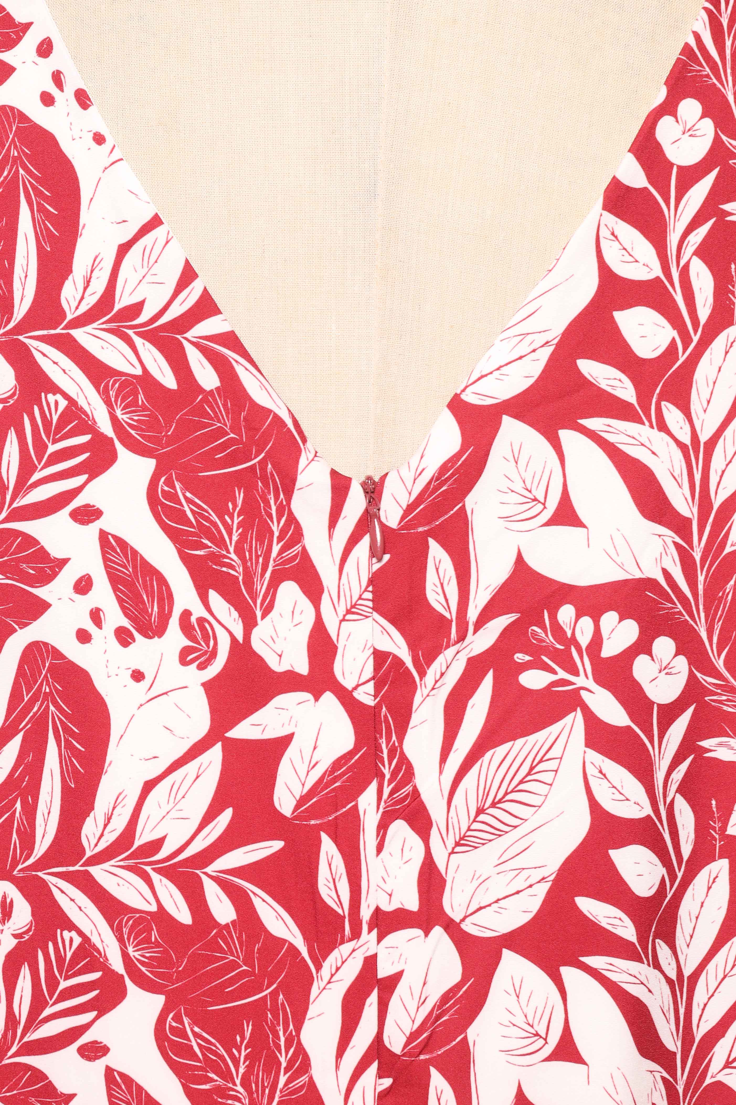 PO - Shirokuro Jumpsuit in Red Opulance