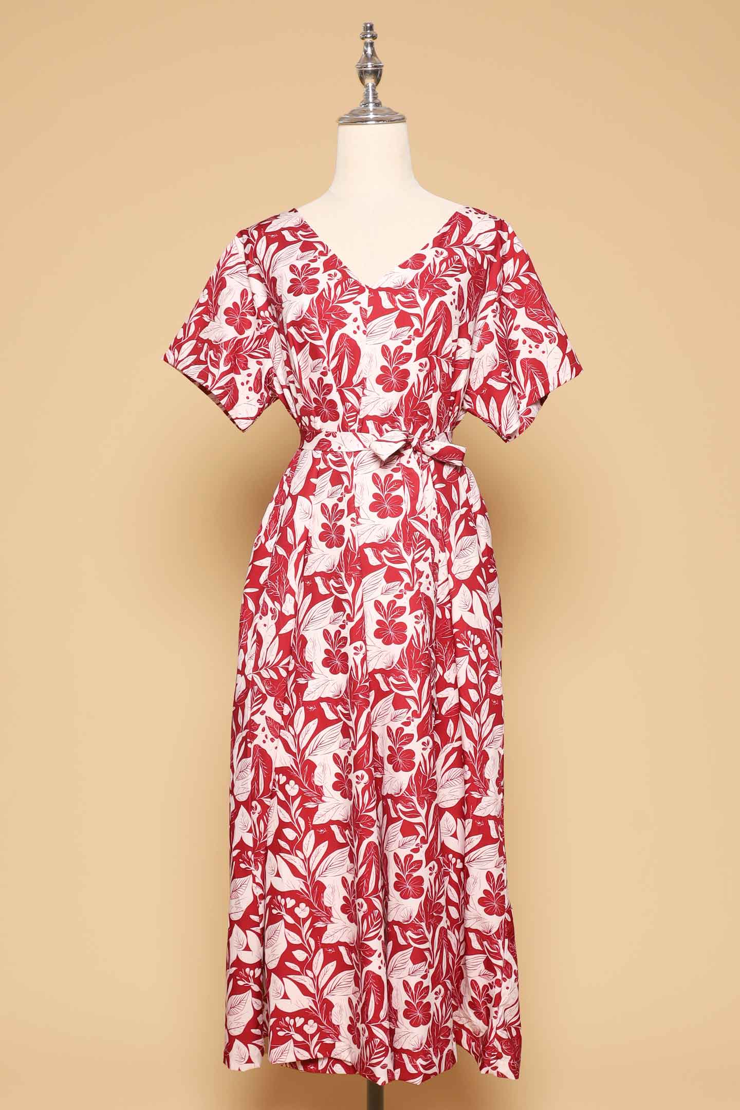 PO - Shirokuro Jumpsuit in Red Opulance