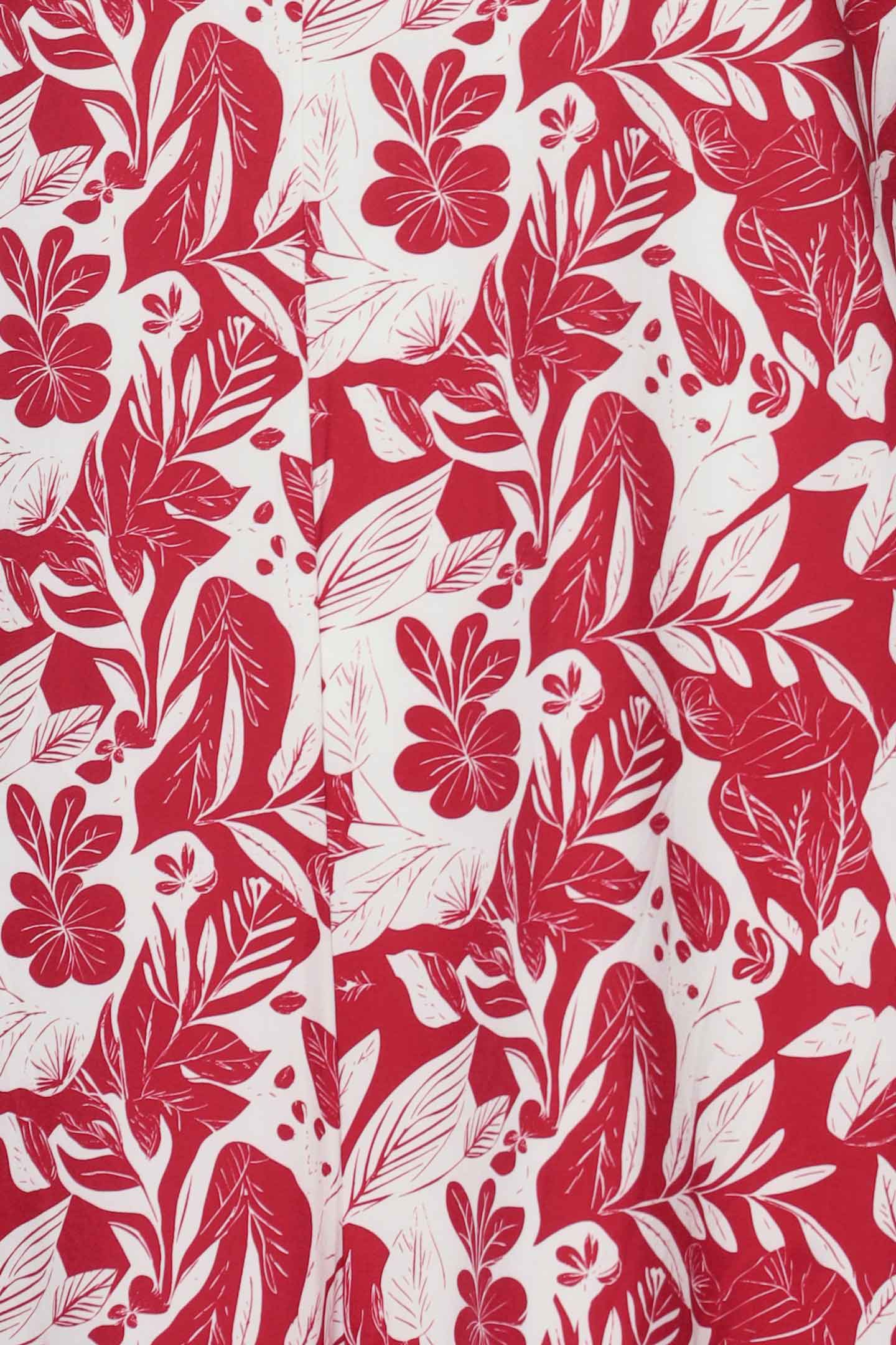 Shirokuro Jumpsuit in Red Opulence