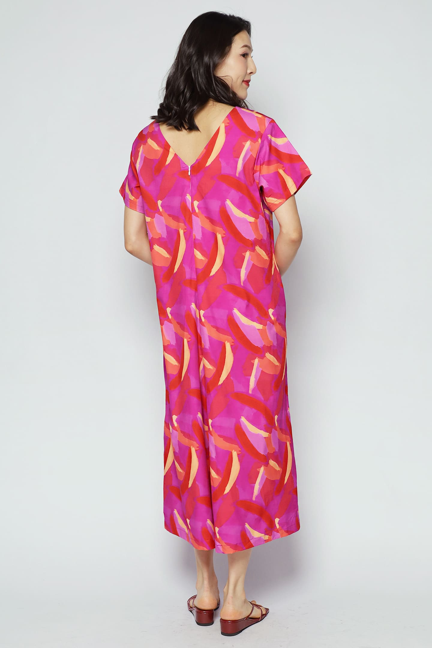 Shirokuro Jumpsuit in Rosy Prosperity