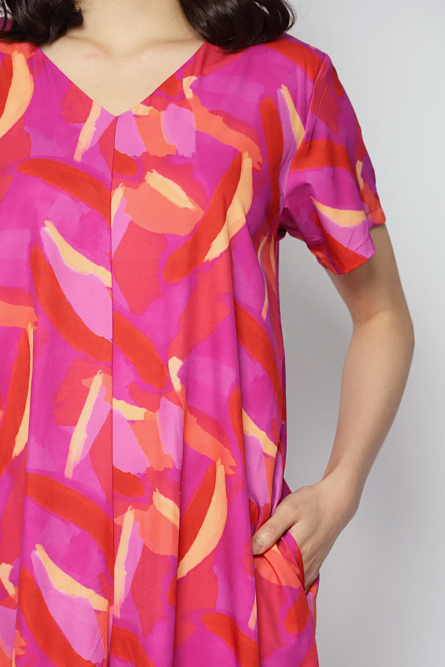 Shirokuro Jumpsuit in Rosy Prosperity