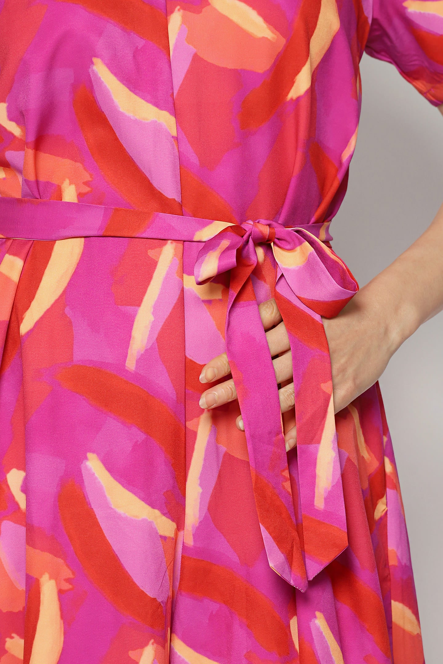 Shirokuro Jumpsuit in Rosy Prosperity