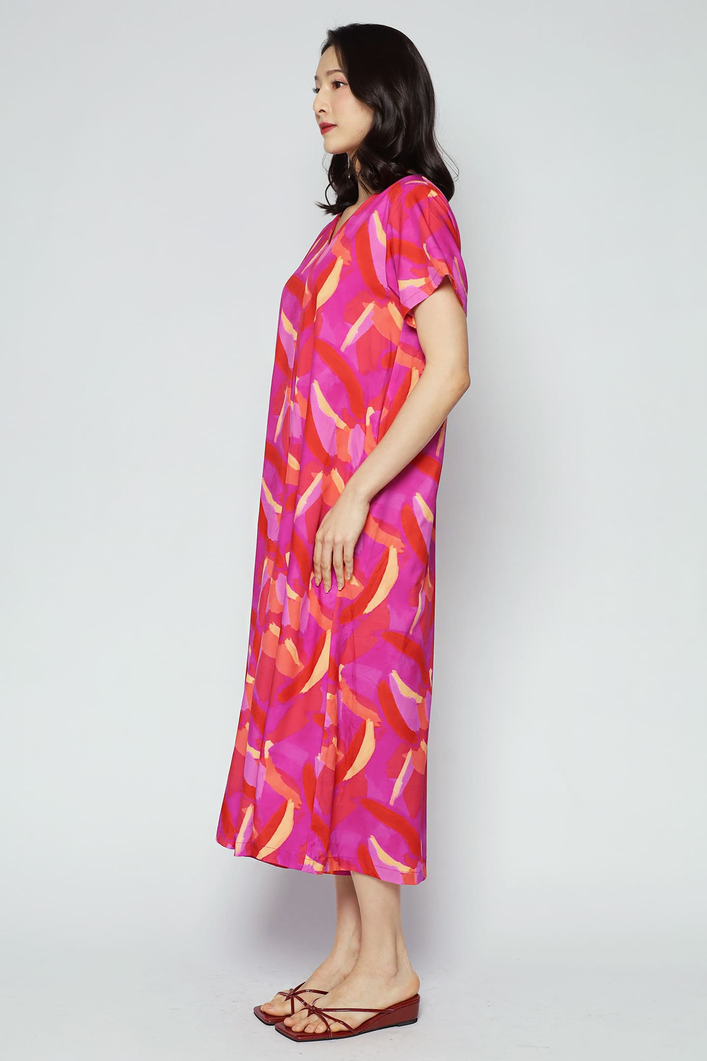 Shirokuro Jumpsuit in Rosy Prosperity