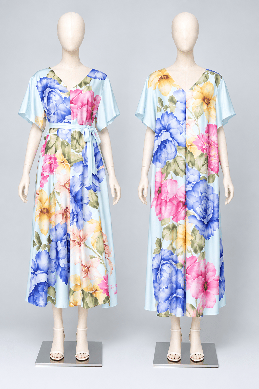 PO - Shirokuro Jumpsuit in Peony Bloom