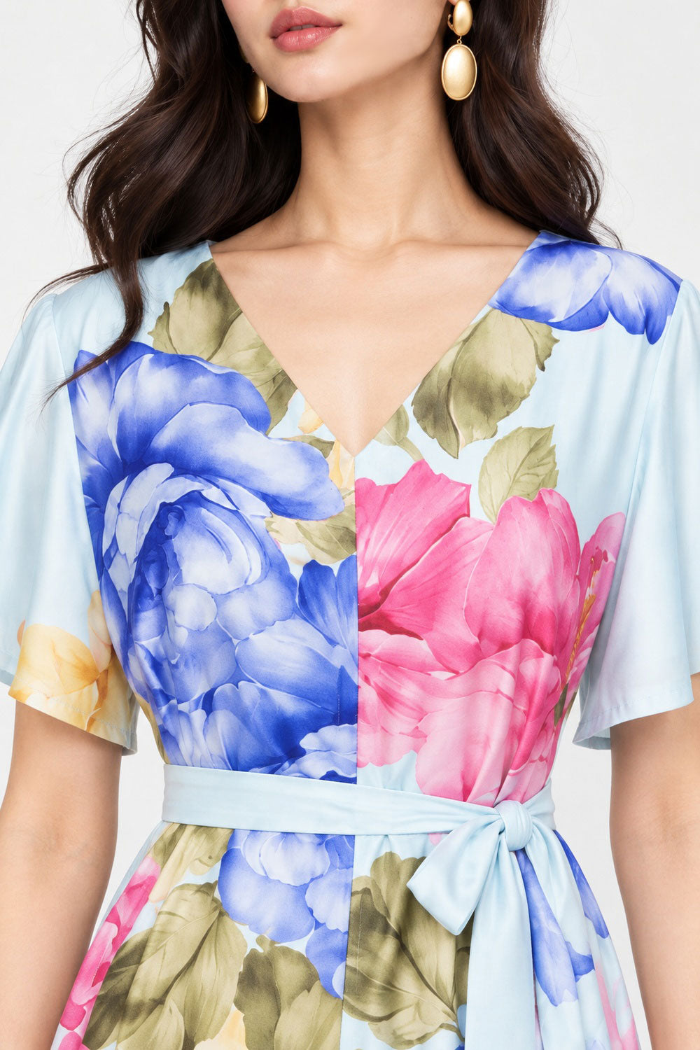 Shirokuro Jumpsuit in Peony Bloom