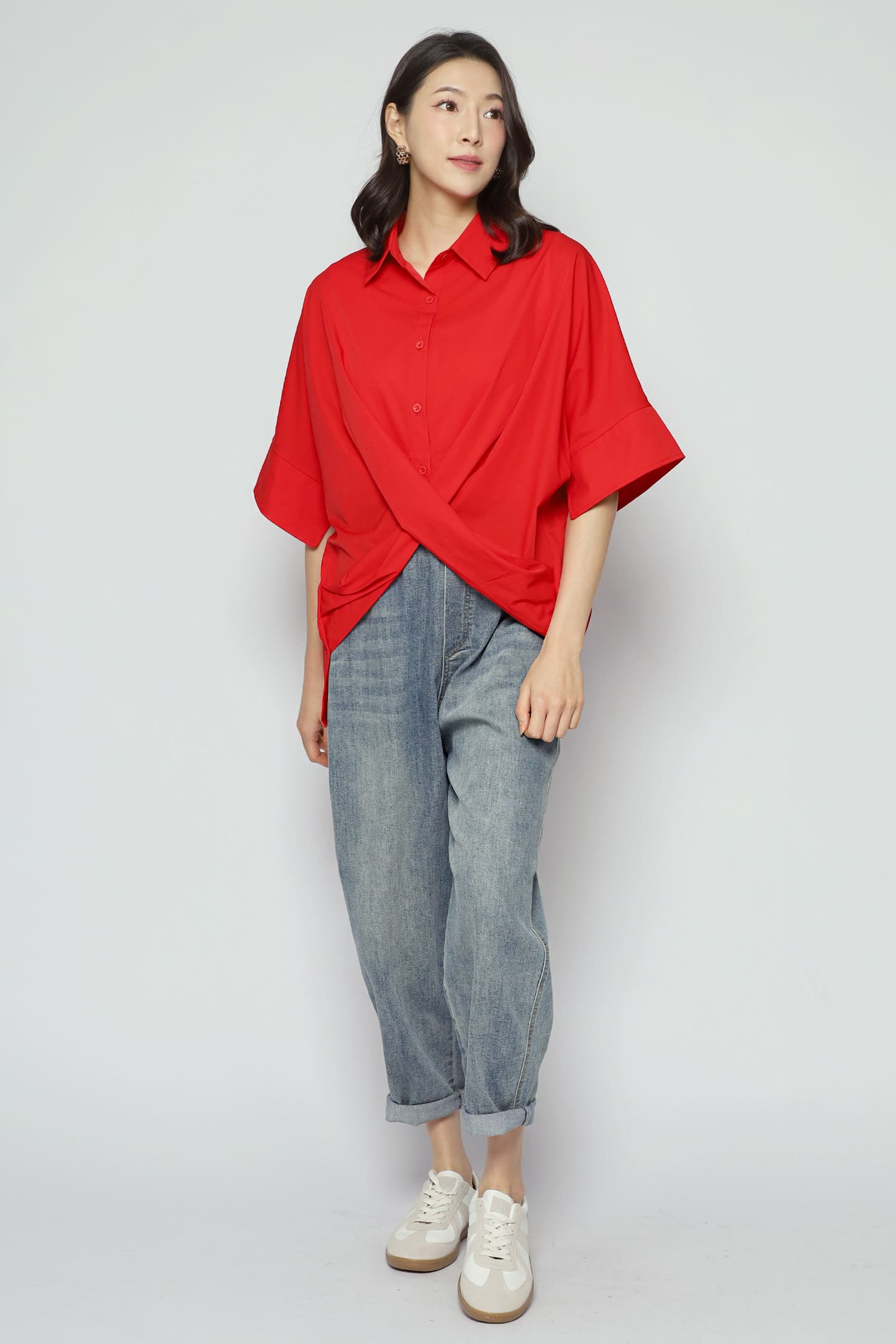 Backorders Shun Top in Red