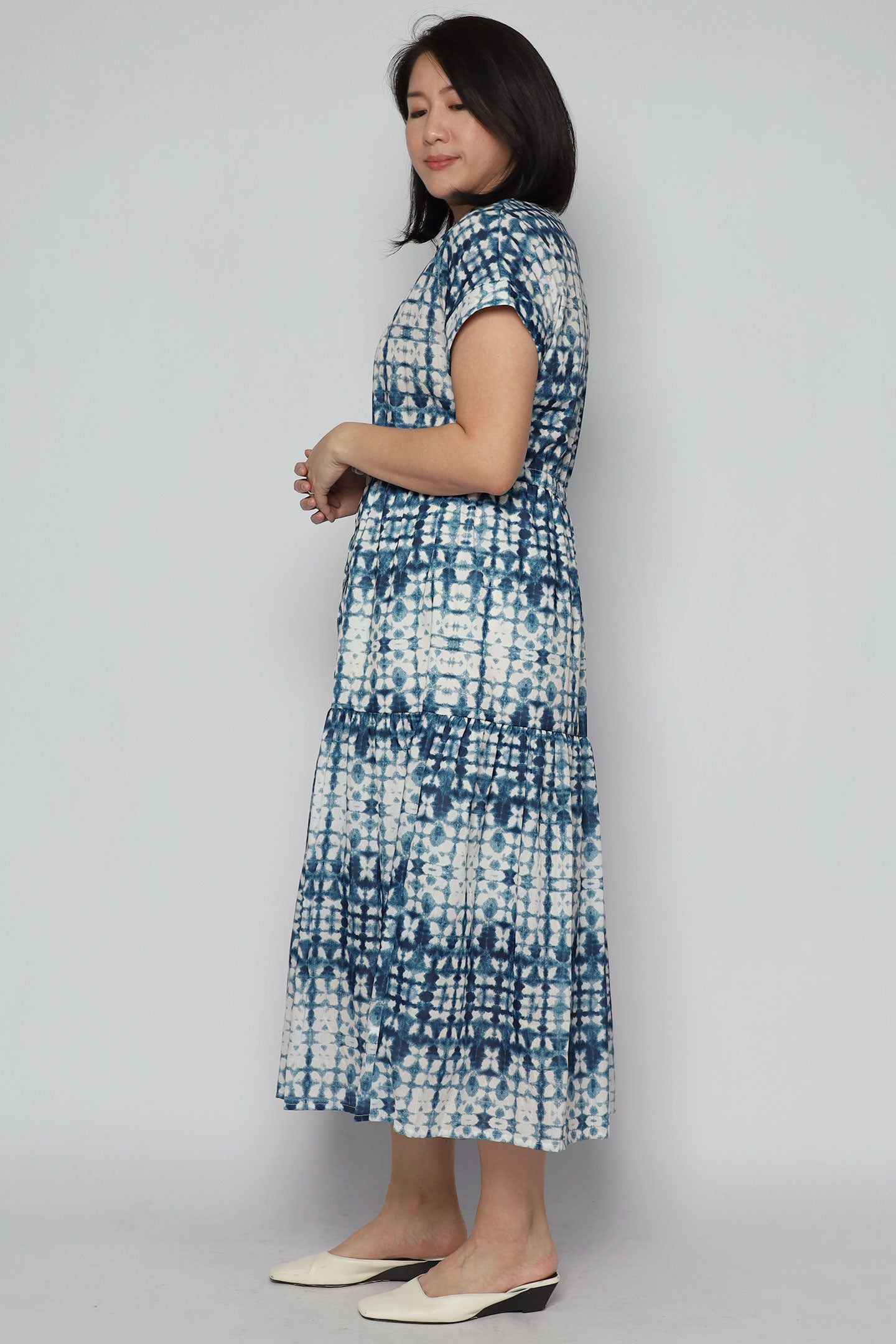Sia Dress in Lagoon Drift