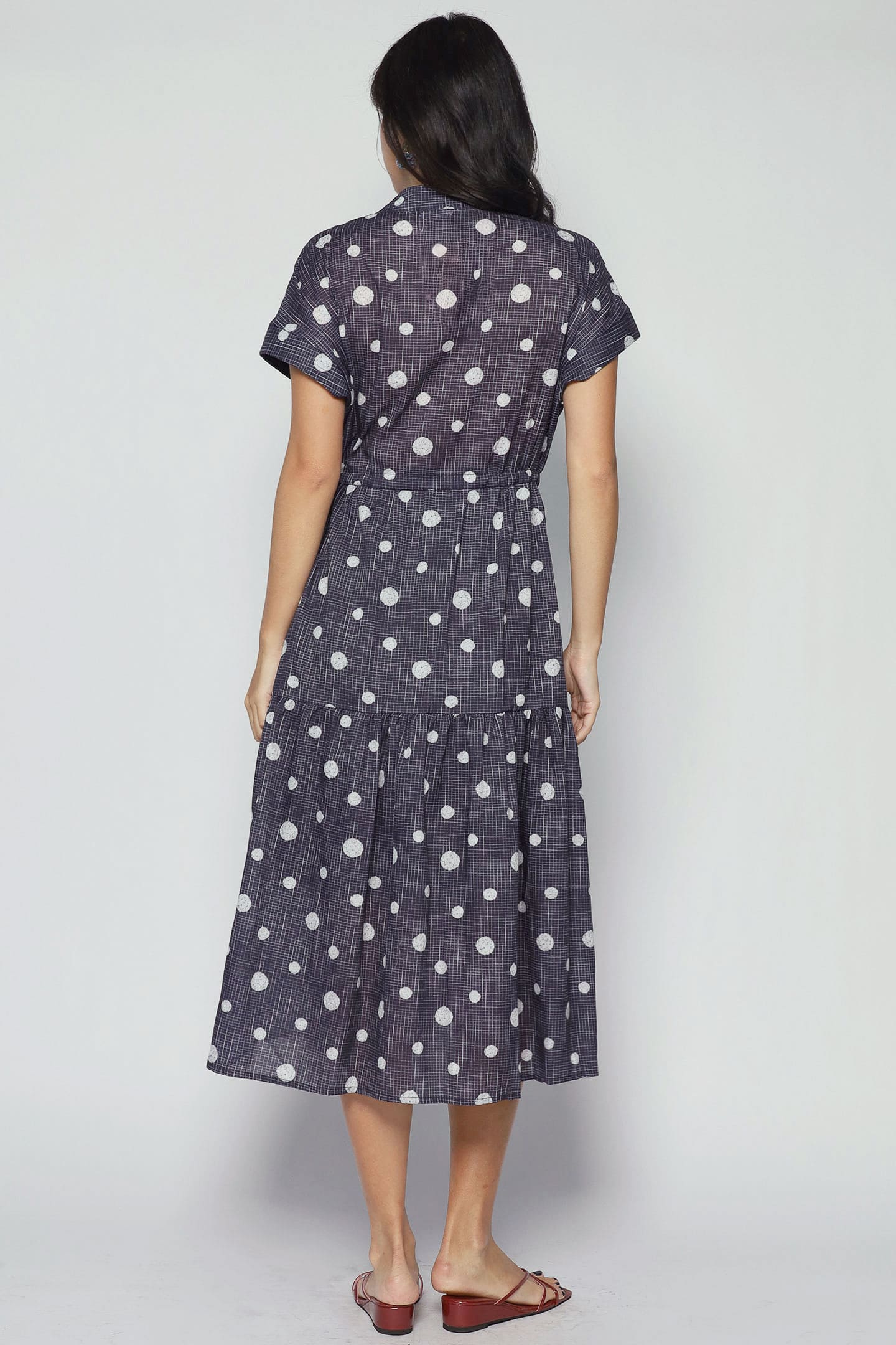 Sia Dress in Poppy Dots