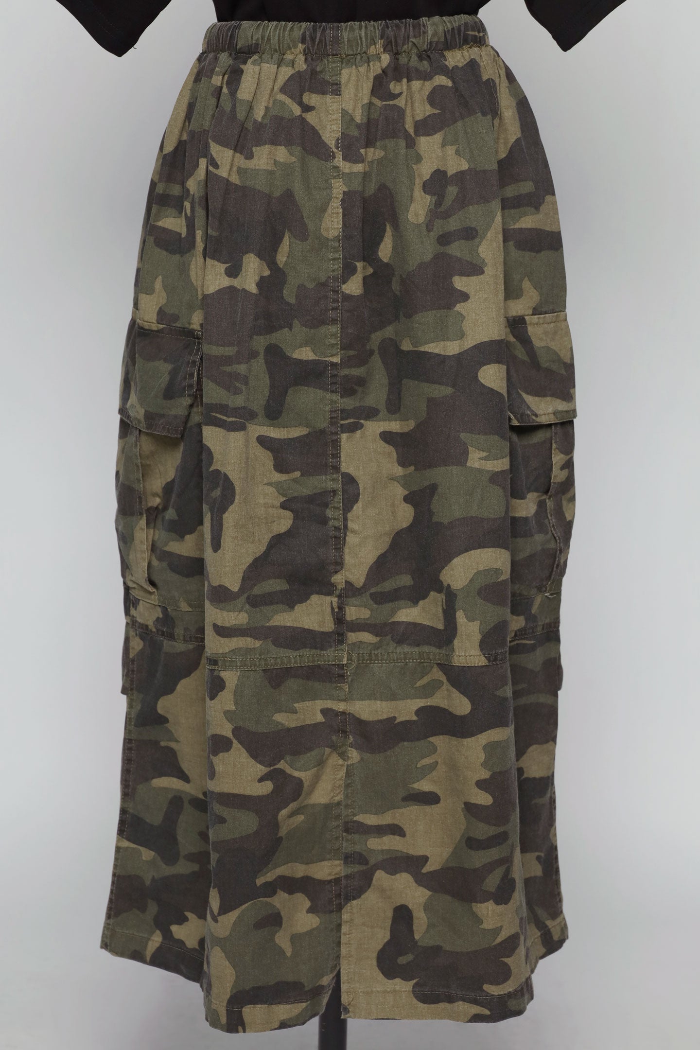 PO - Solene Camo Cargo Skirt