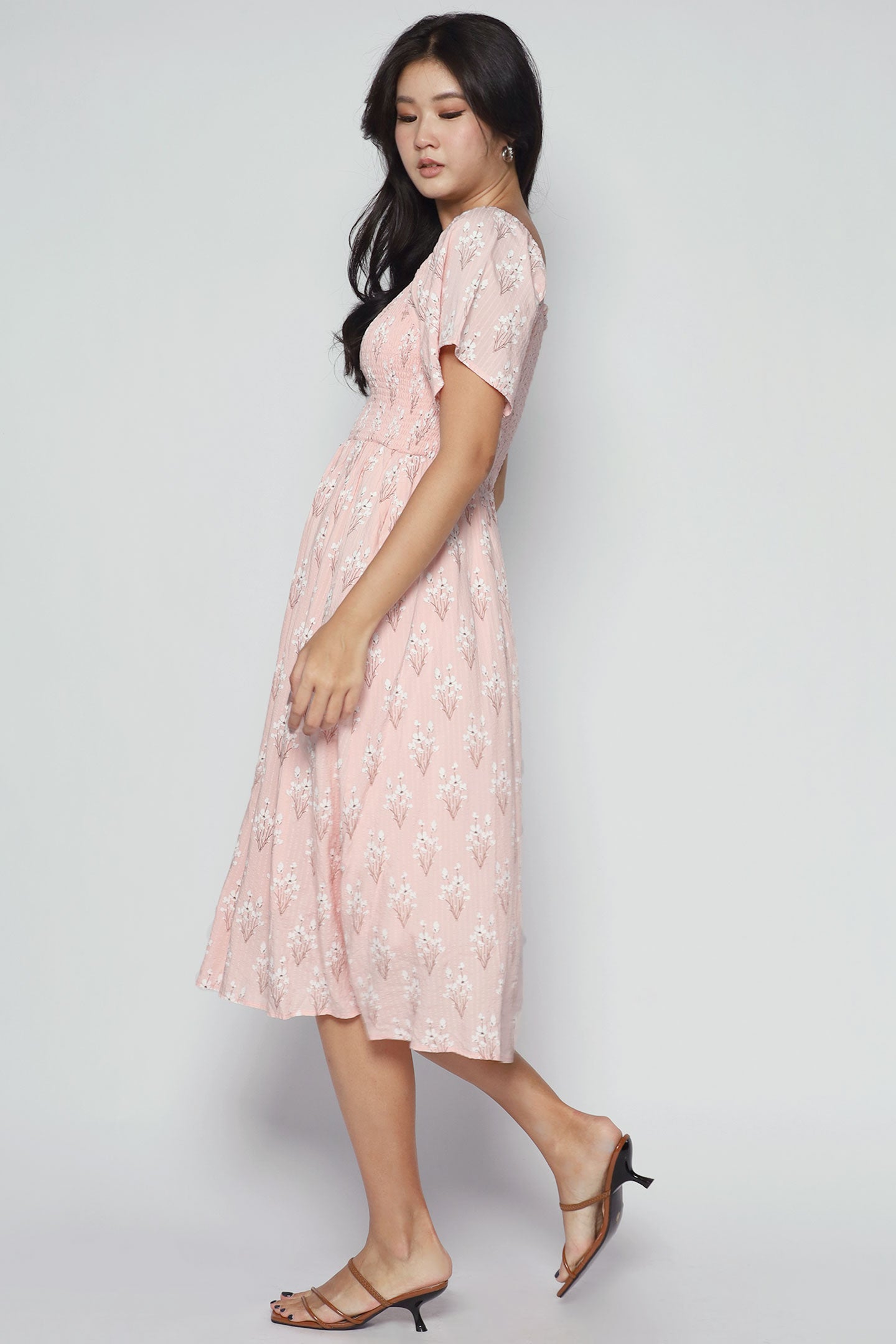 Sora Dress in Blush Blossom