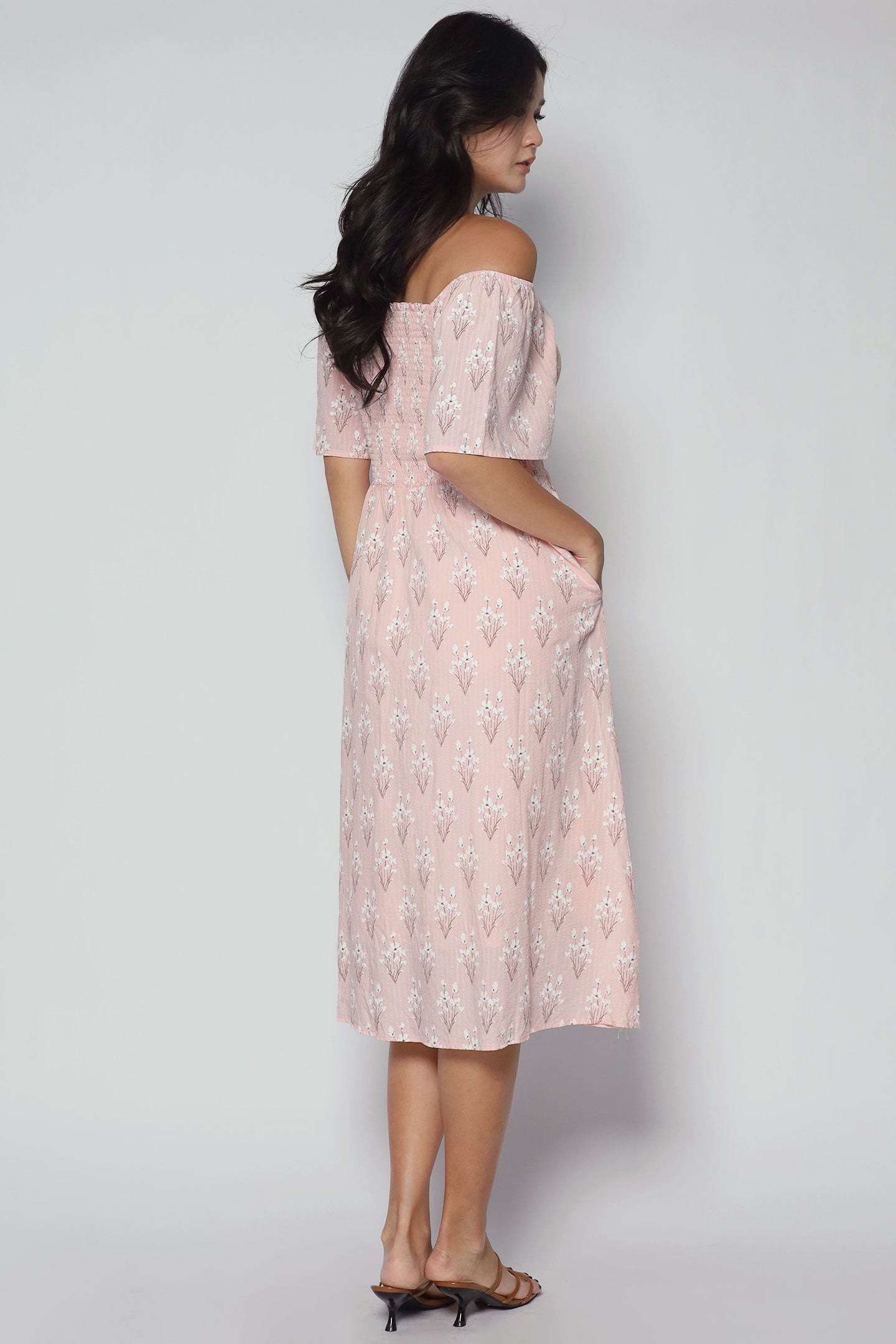 Sora Dress in Blush Blossom