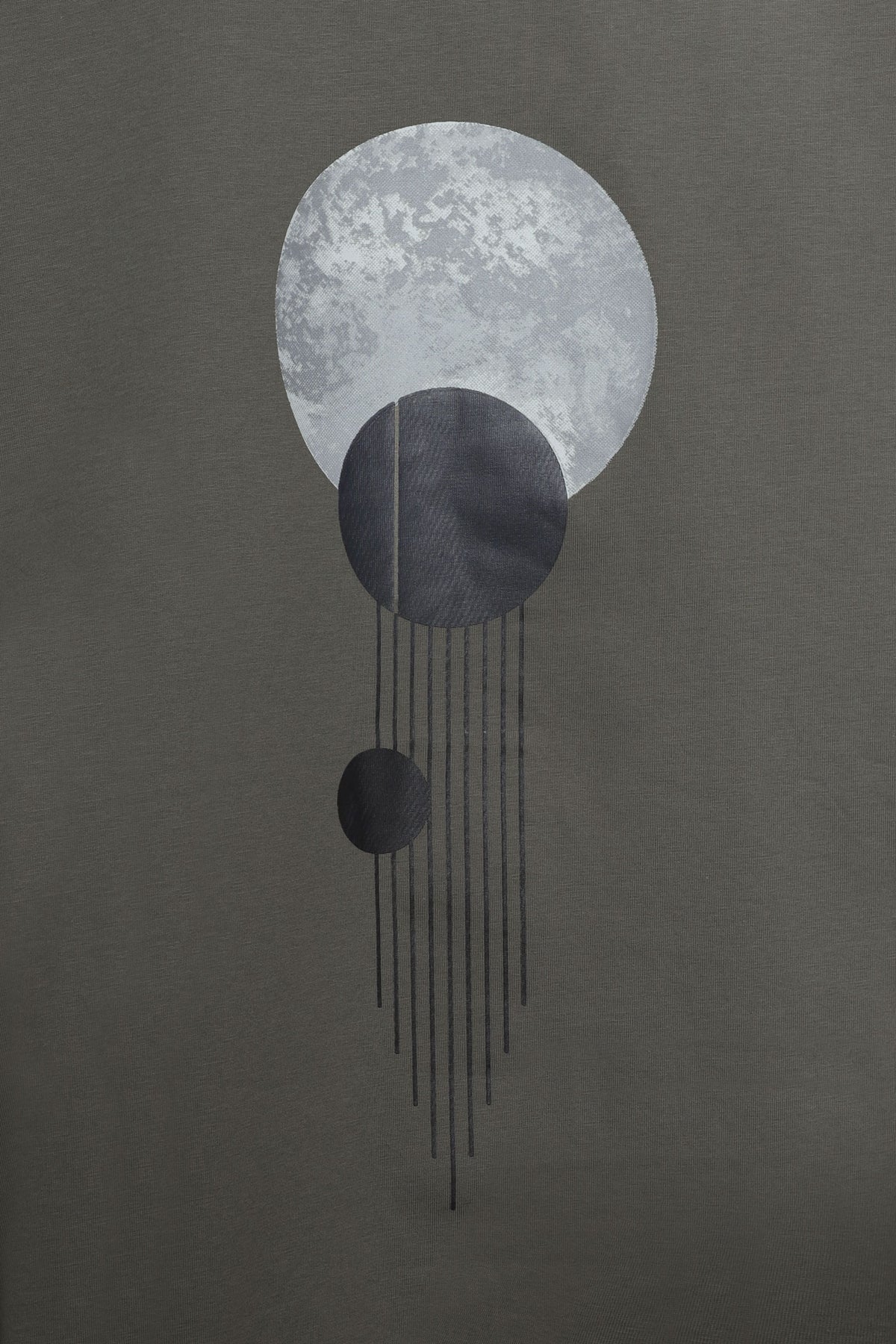 Easy by TE - Sphere Printed Top in Grey