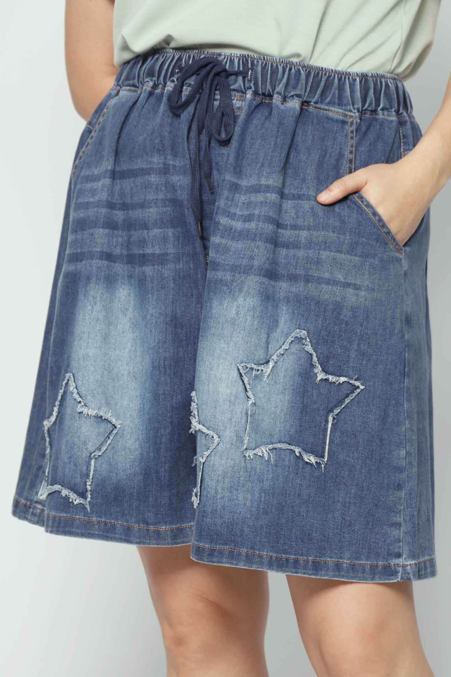 Starry Denim Shorts
