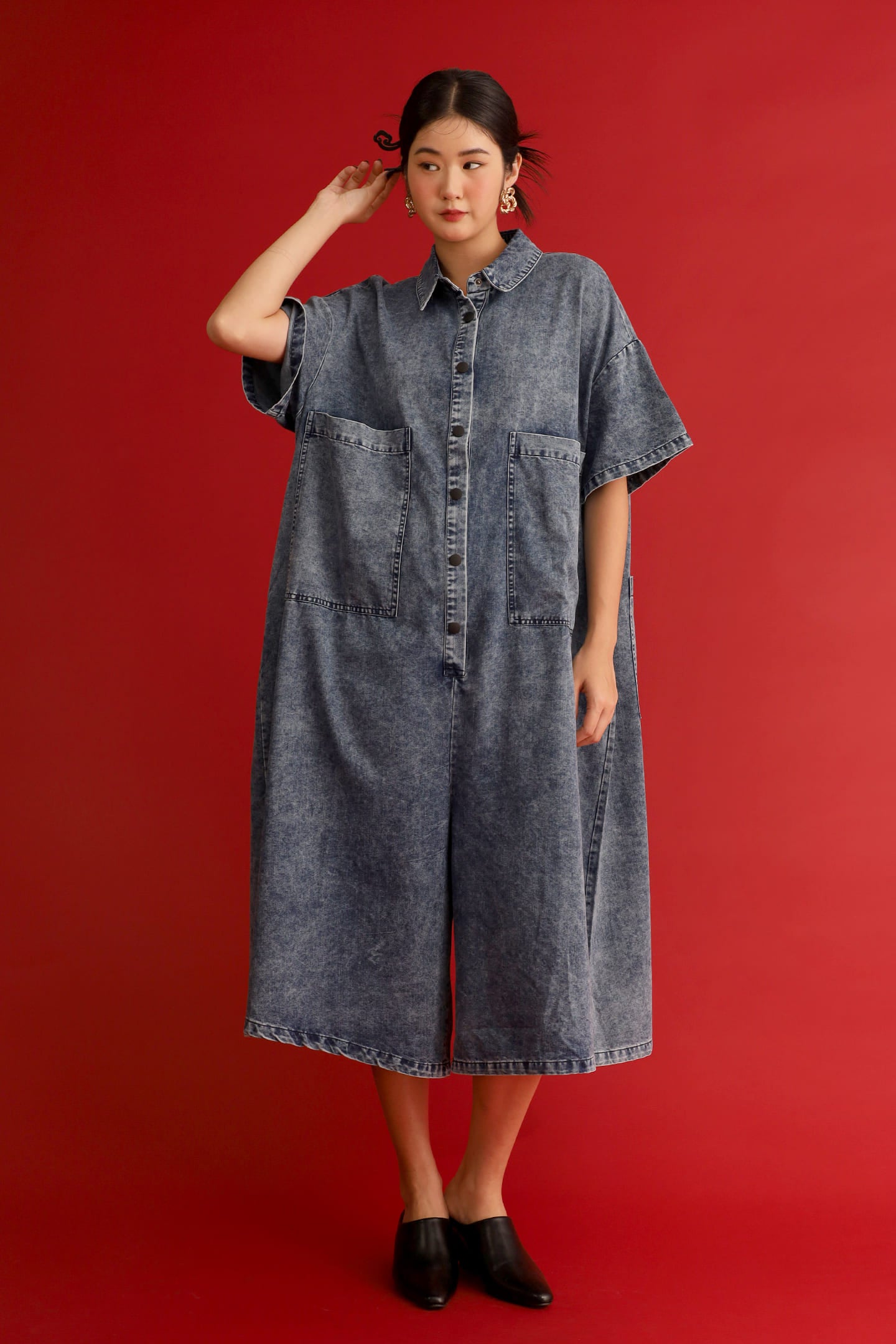 CHOSEN - Statement One Denim Jumpsuit