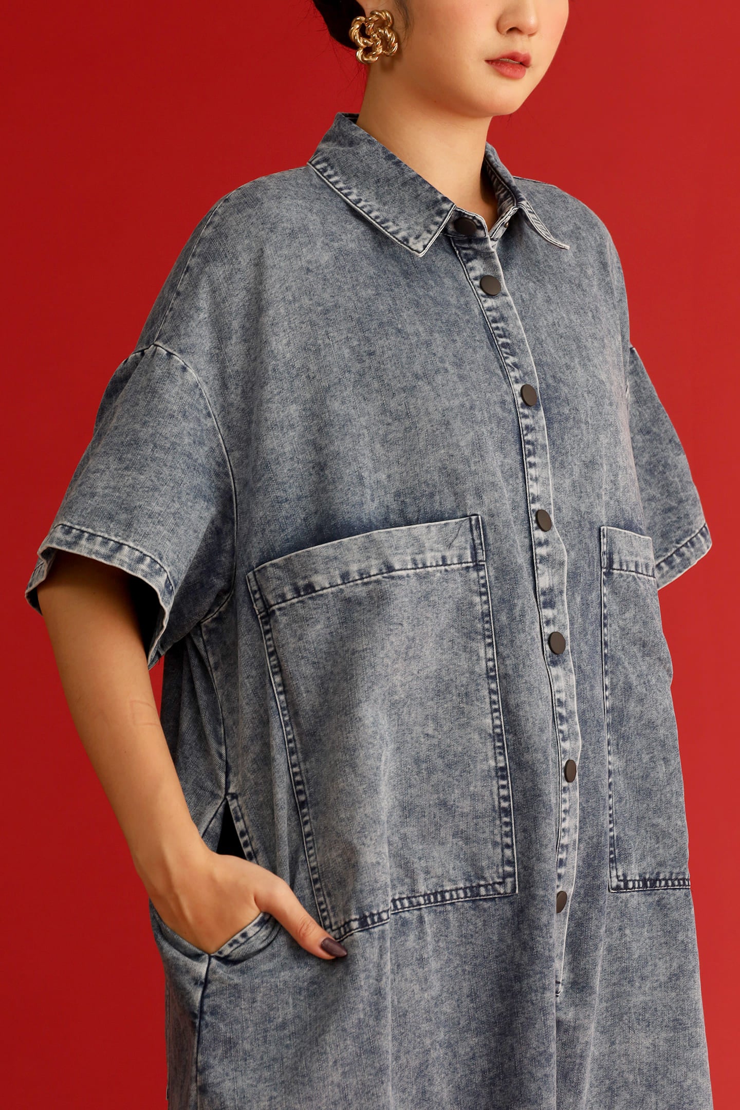 CHOSEN - Statement One Denim Jumpsuit