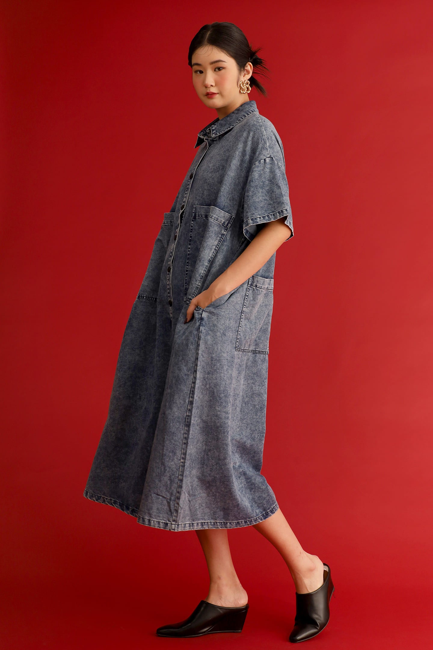 CHOSEN - Statement One Denim Jumpsuit