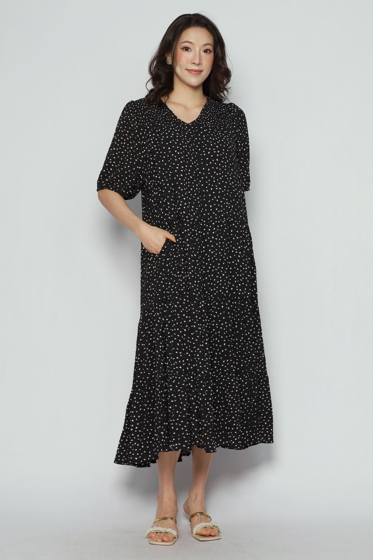 Sydney Dress in Dreamy Hearts