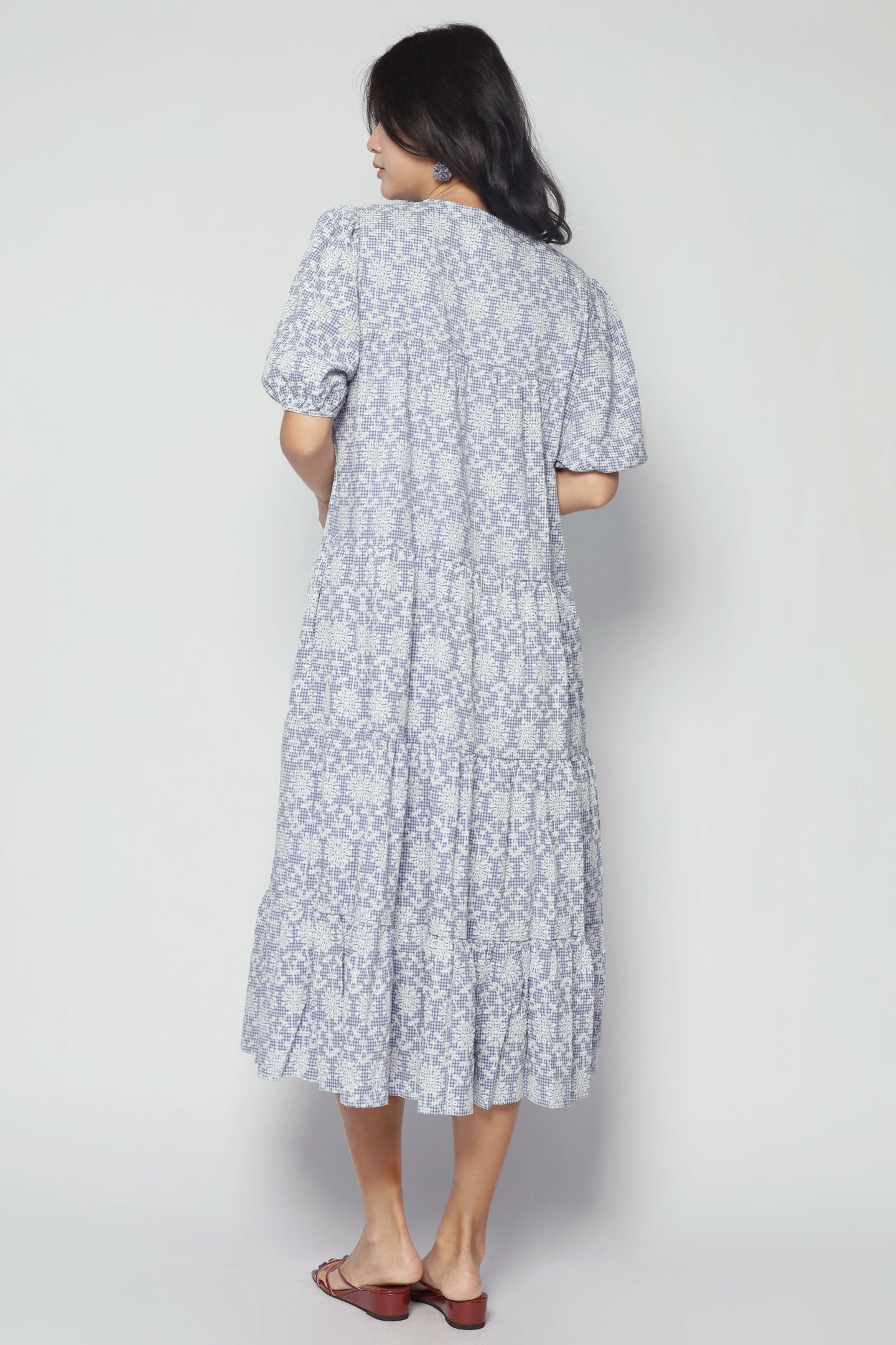 Sydney Dress in Gingham Field