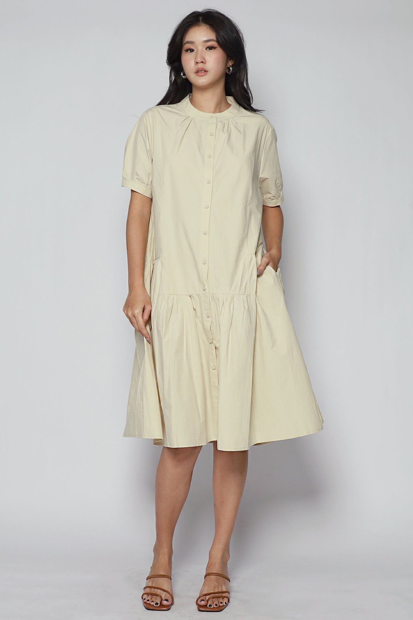 Syla Dress in Yellow