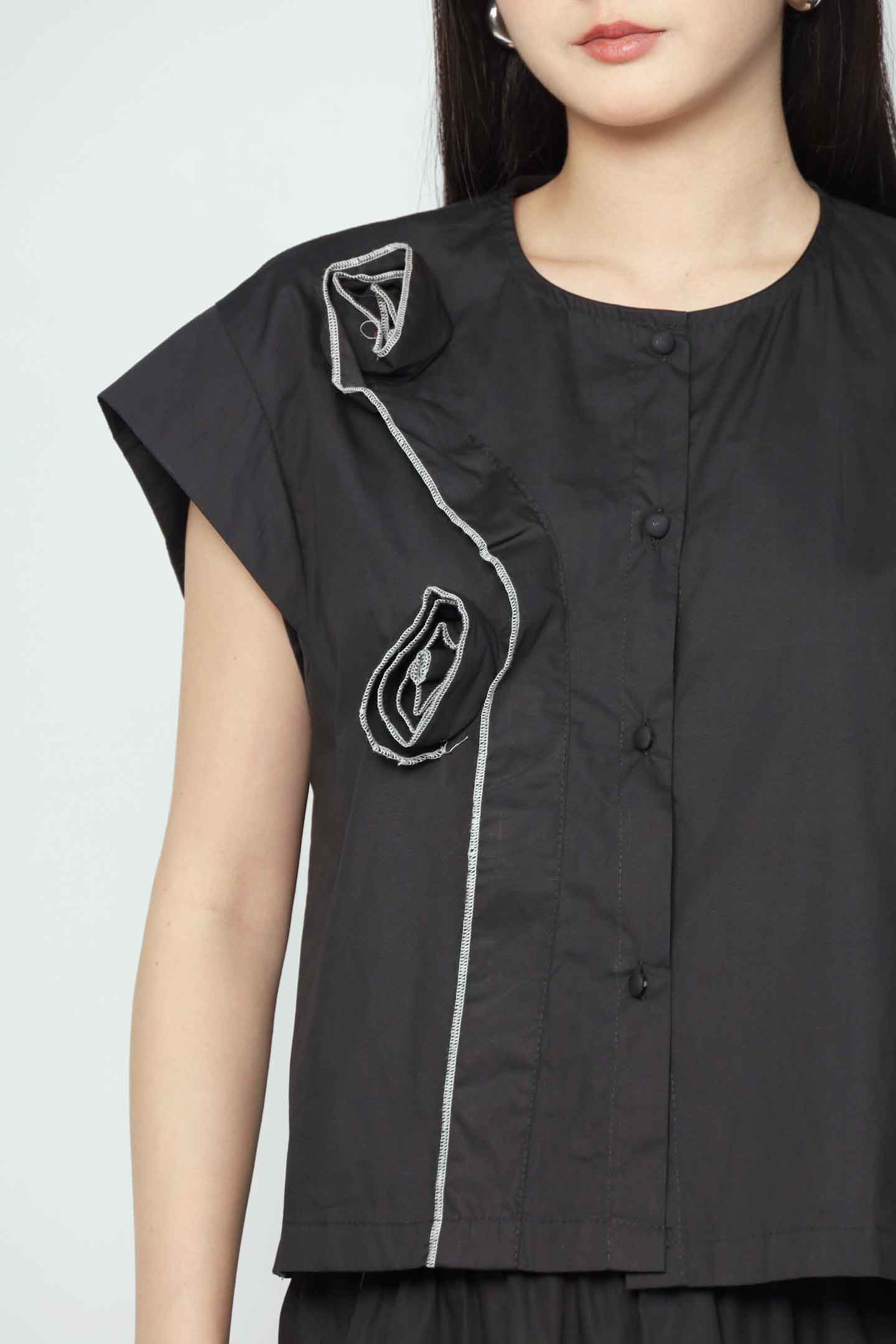 Backorders Tang Rosette 2 in 1 Top and Skirt Set