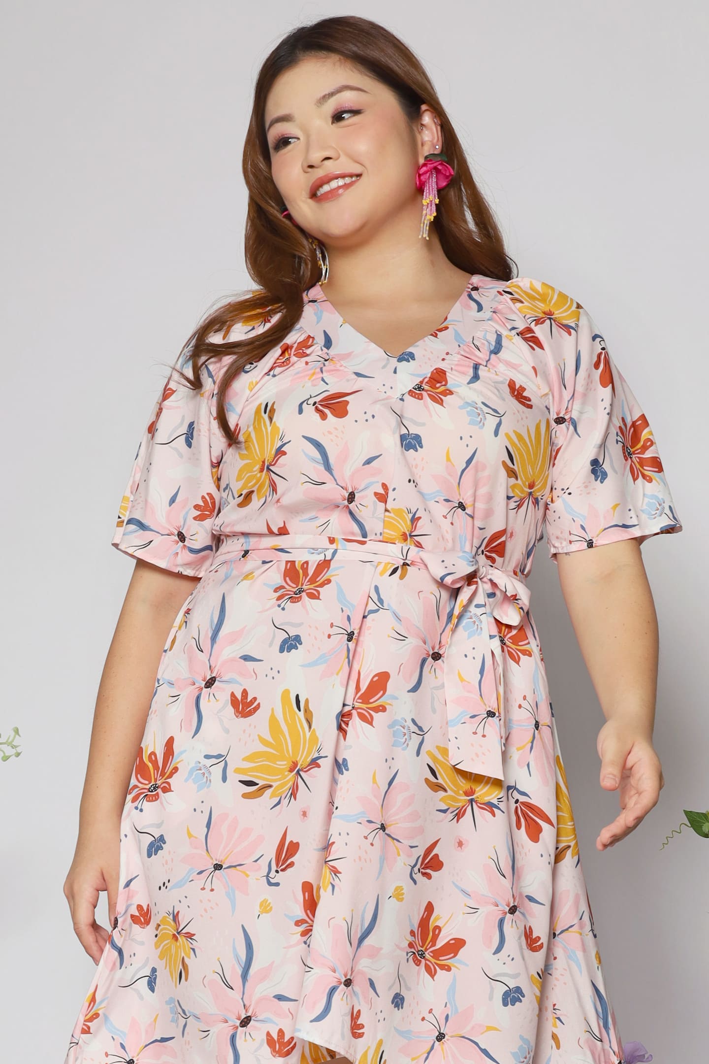 Tayler V Dress in Autumn Breeze